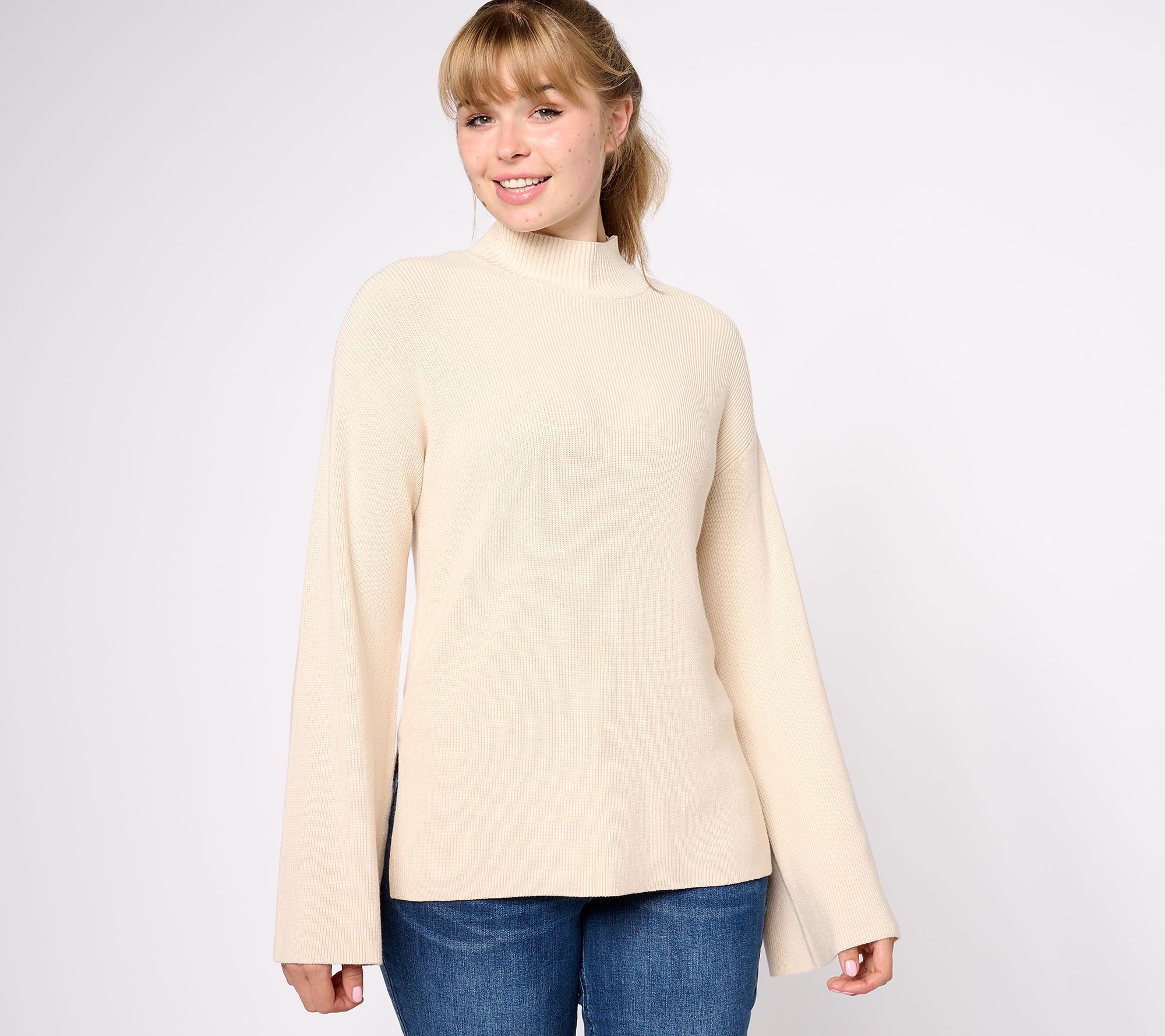 Turtleneck hotsell swing sweater