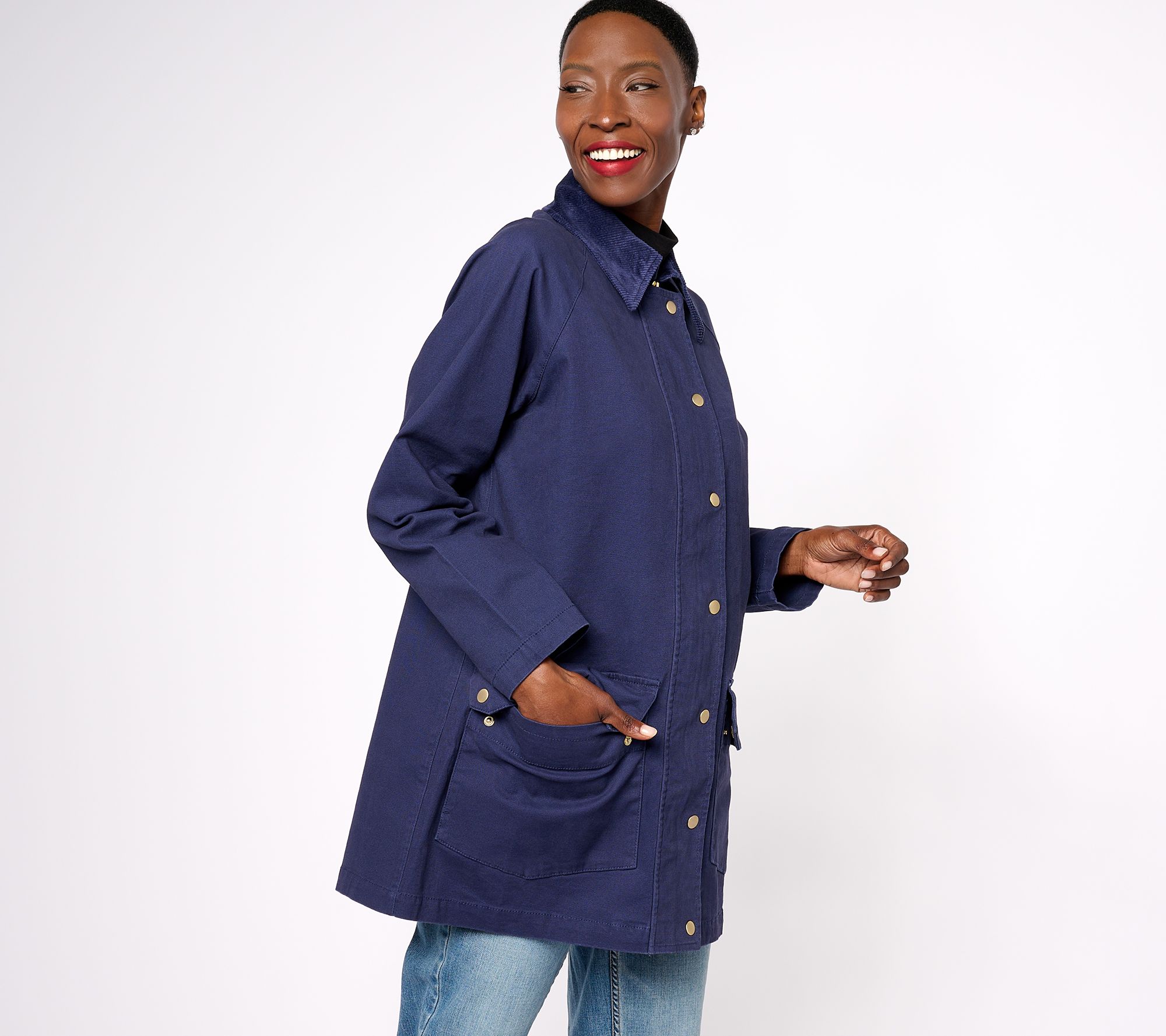 Denim & Co. - Barn Coat - Coats & Jackets - QVC.com