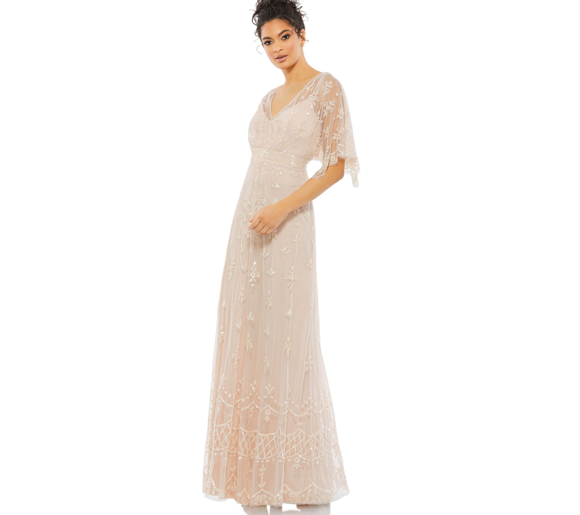 QVC Long Mother of the Bride Dresses