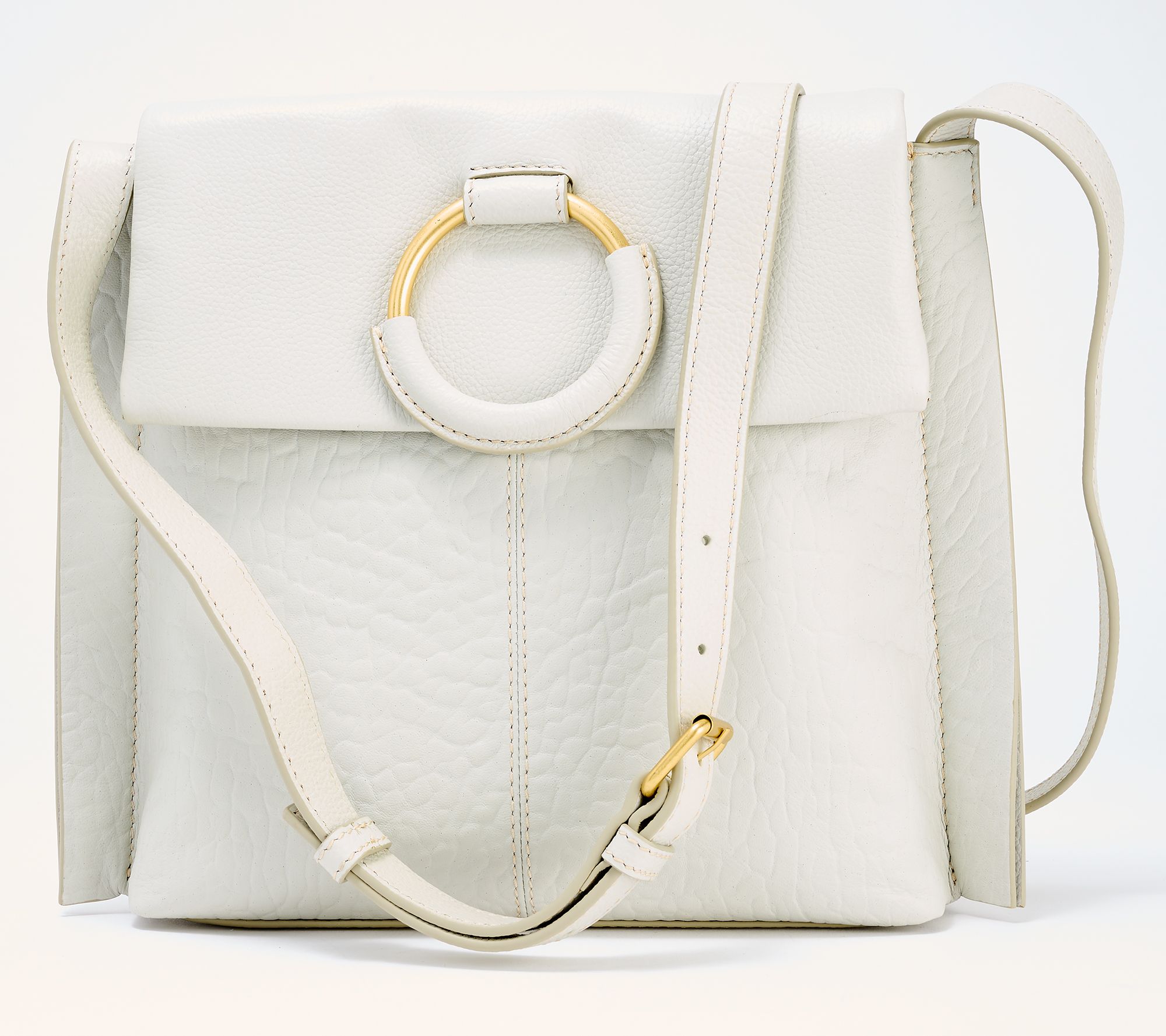 Vince Camuto Bubble Leather Livee Large Crossbody