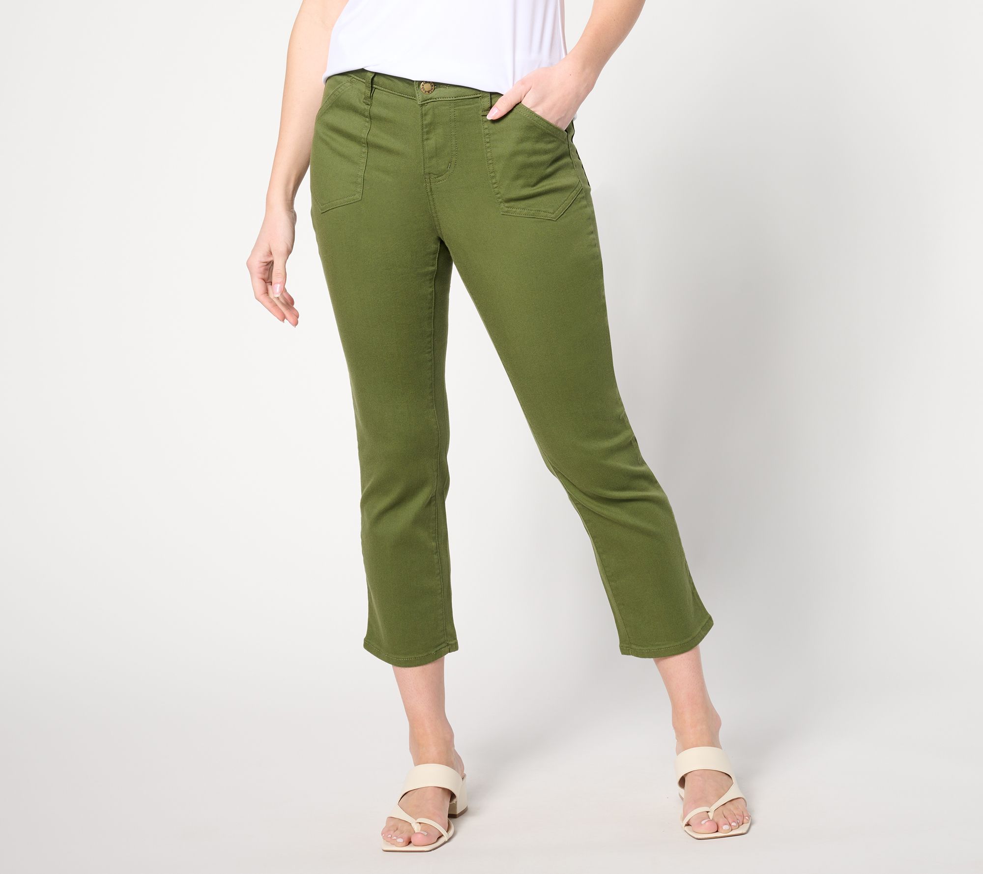 Belle by Kim Gravel Tall Tripleluxe Twill Fun Pocket Jean