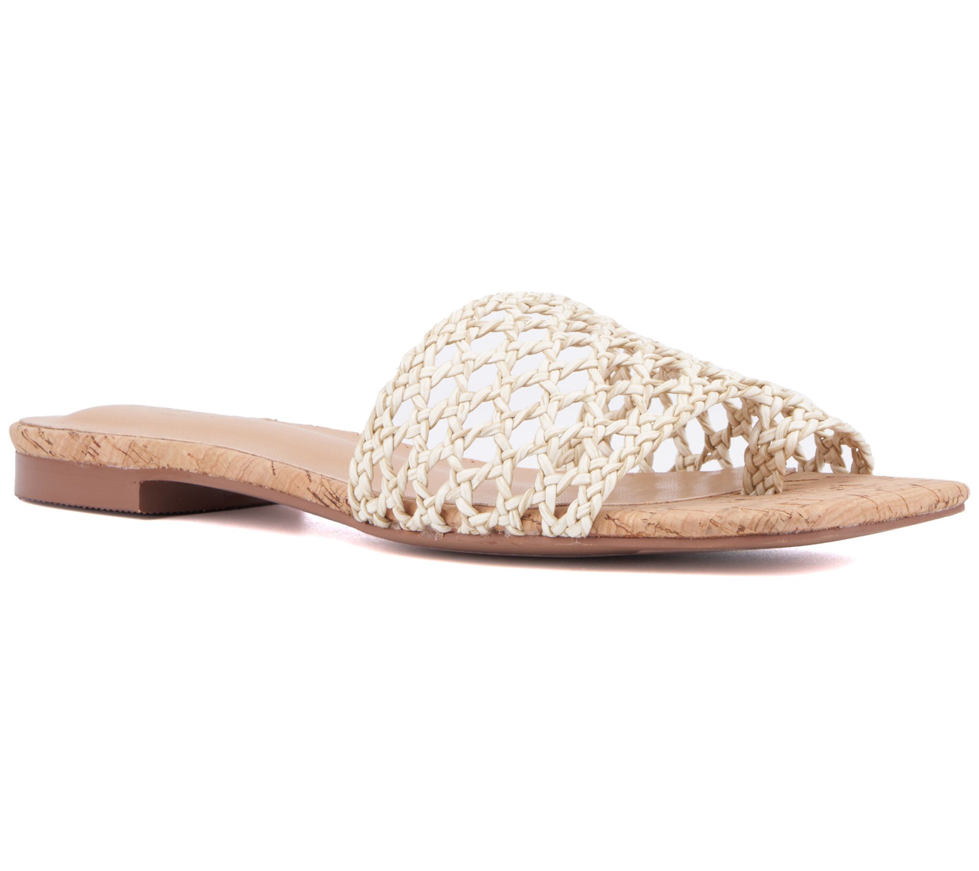 Torgeis Women's Bronze Flat Sandal