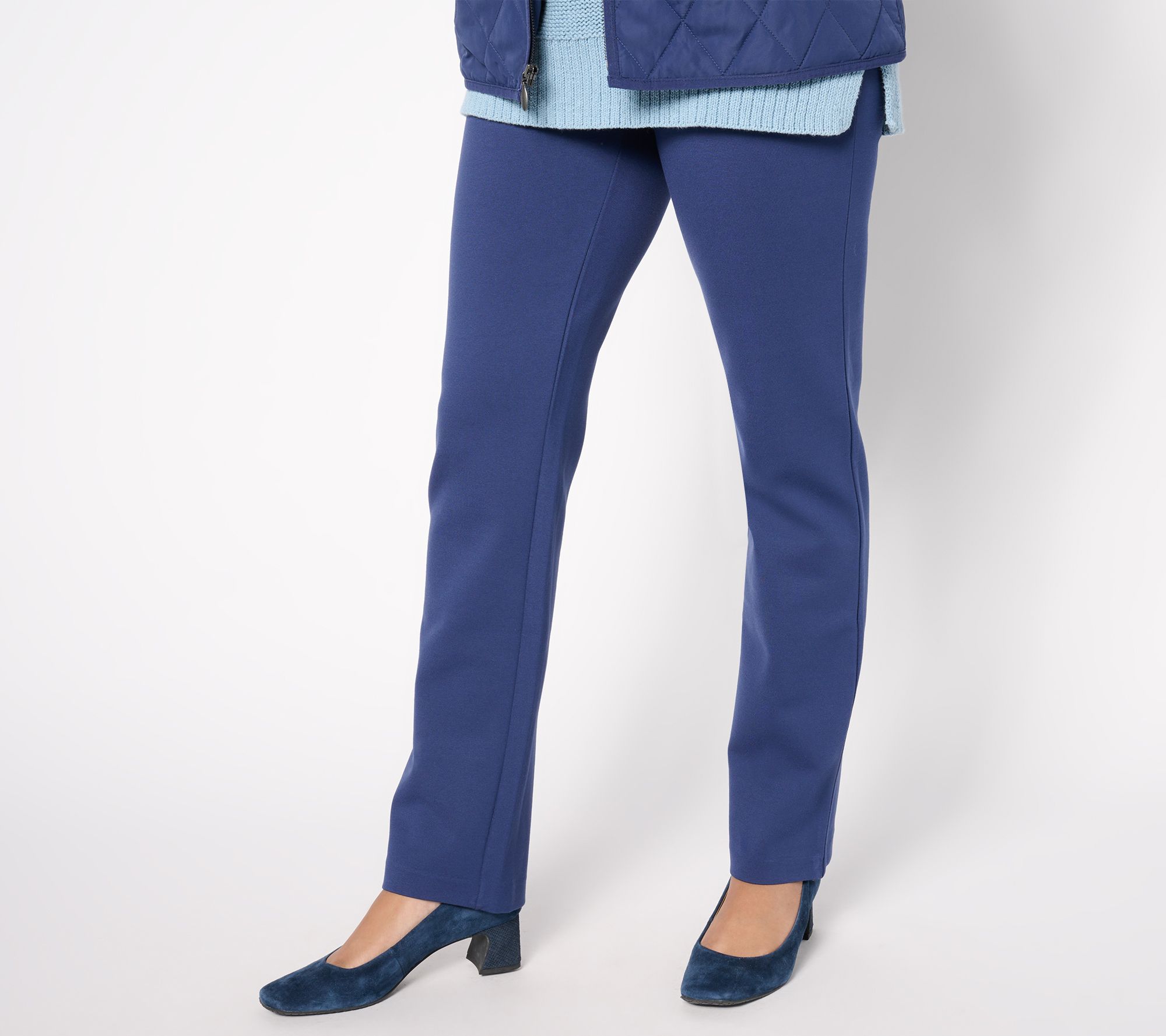 Coldwater Creek Petite Ponte Slim Leg Pant