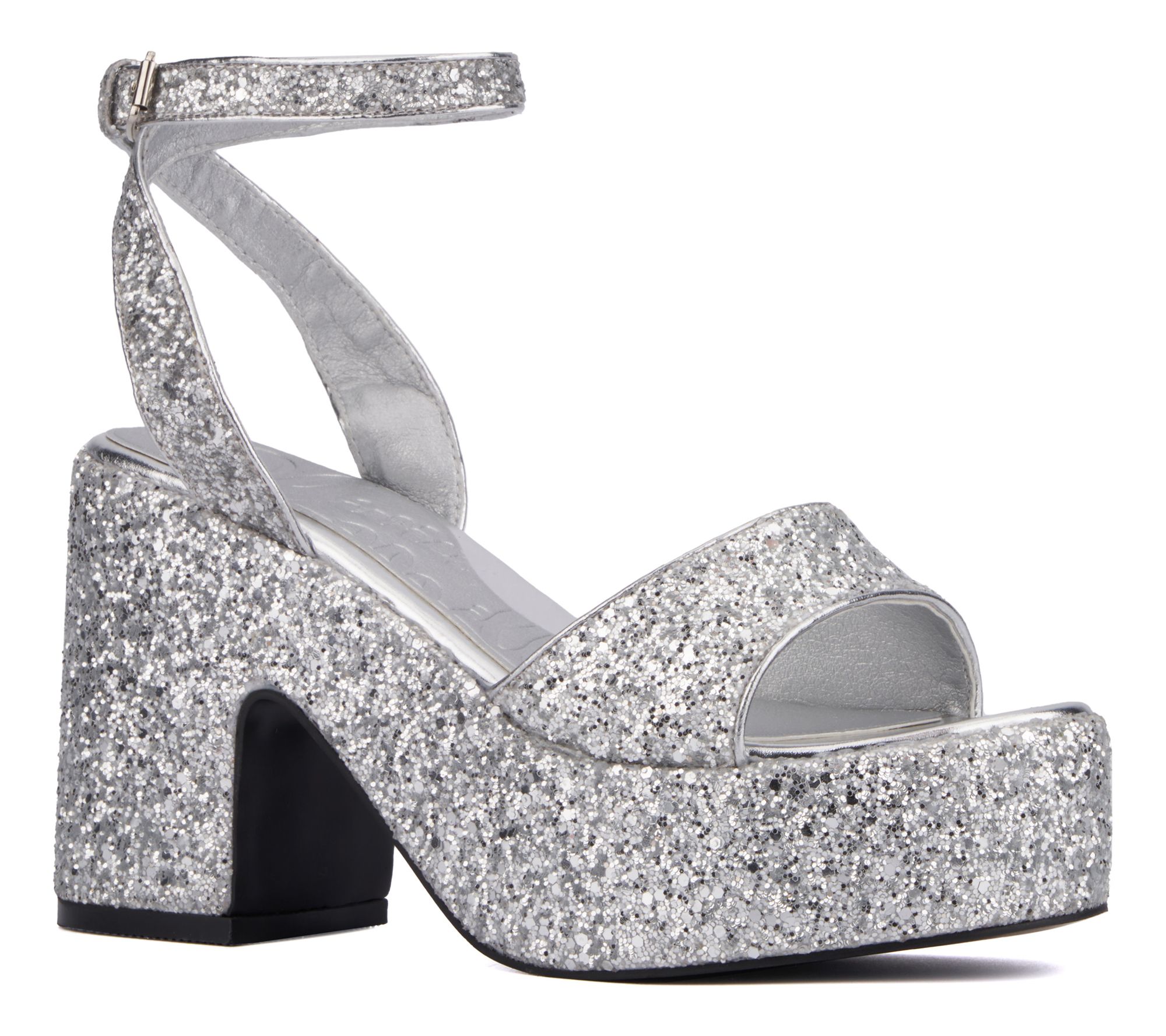 Olivia Miller Women's Capricorn Sparkle Platform Heels