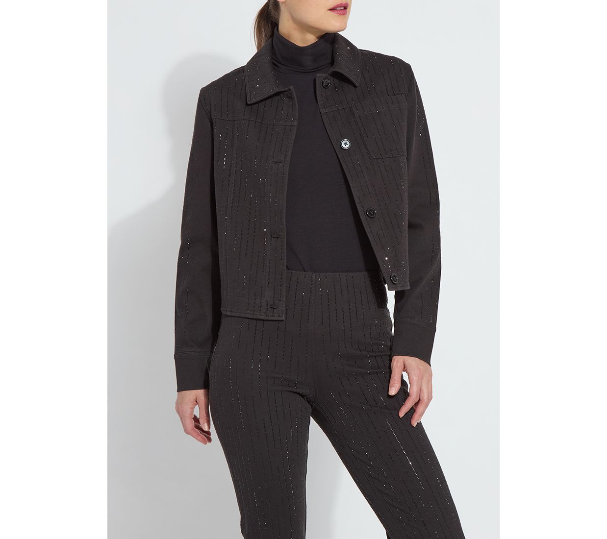 Lysse New York Nala Embellished Denim Jacket