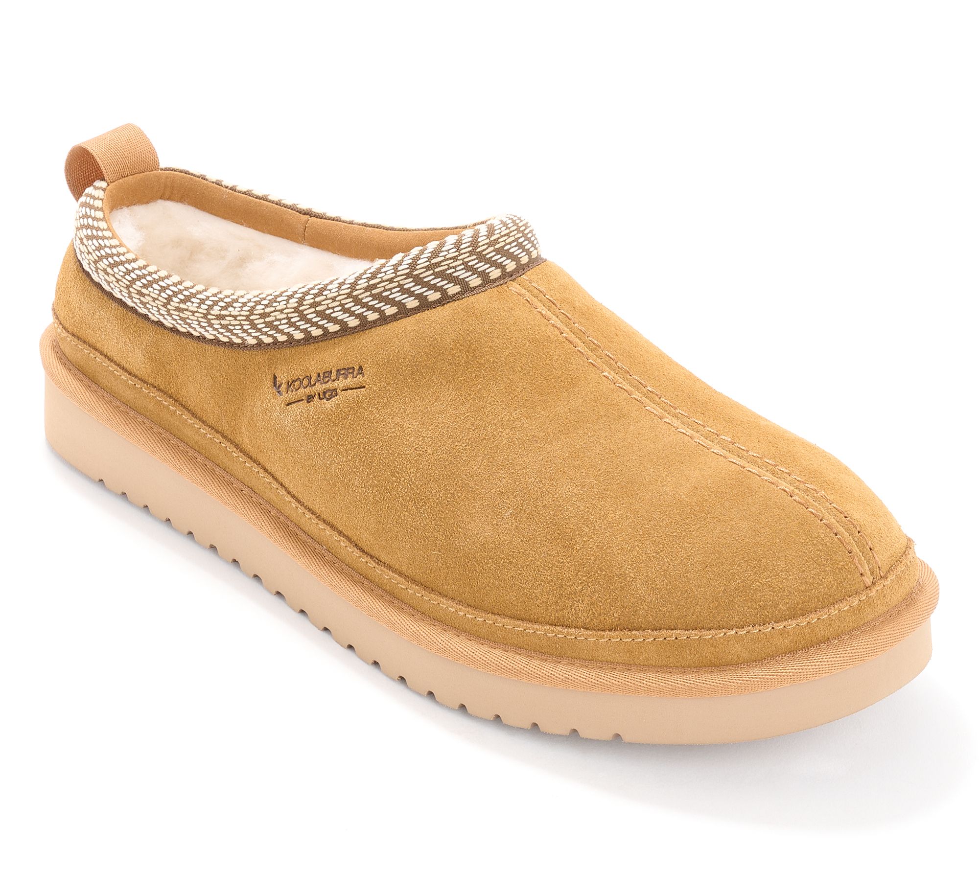 "As Is" Koolaburra by UGG Men's Suede Slippers- Burree