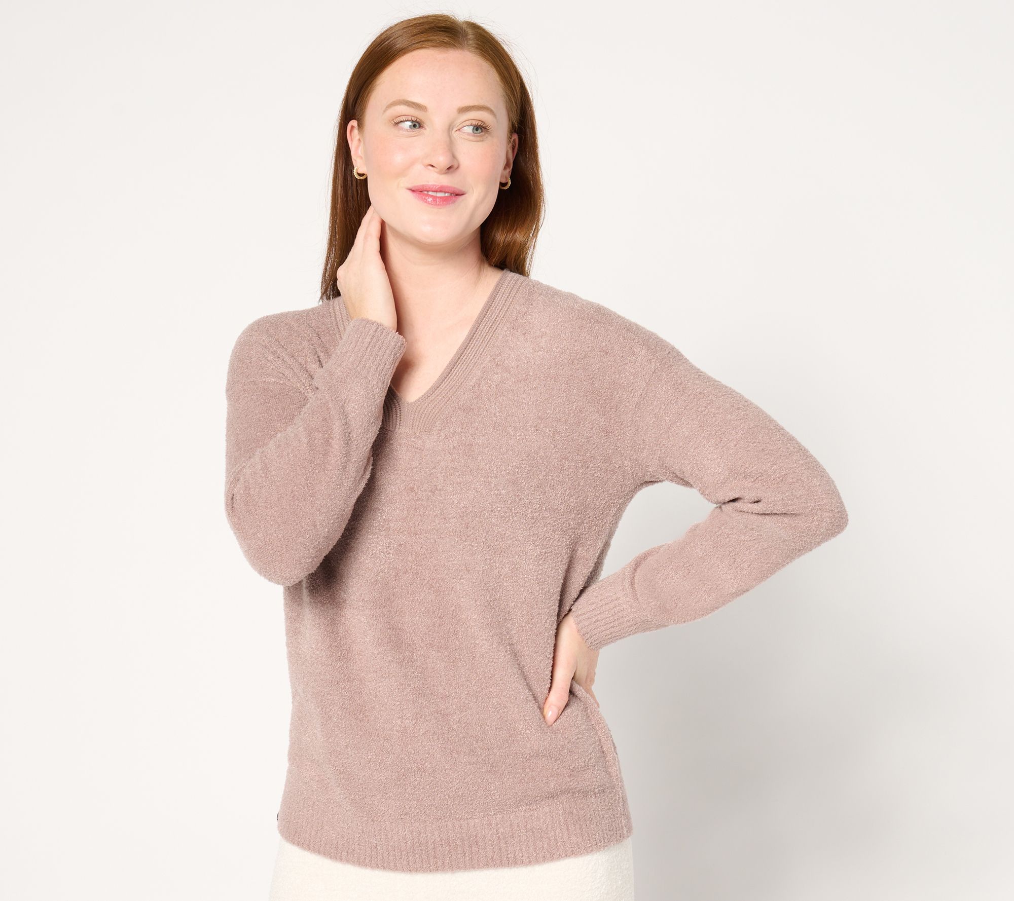 As Is Barefoot Dreams CozyChic Lite Core Spun Pullover