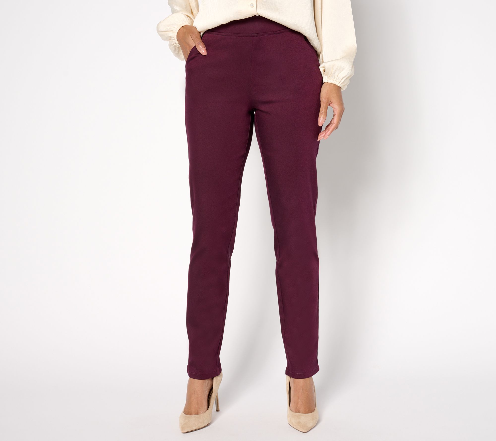 "As Is" Belle by Kim Gravel Reg MegaModal Chic Straight Leg Pant