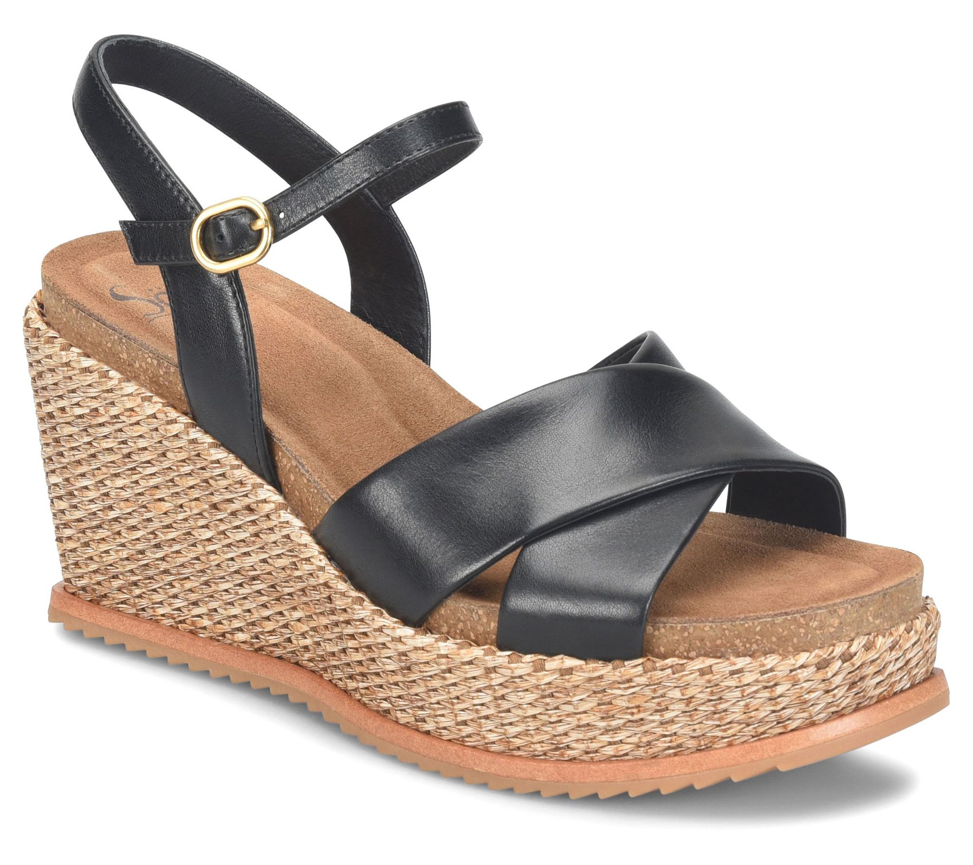 Sofft Basketweave Platform Wedge - Diana