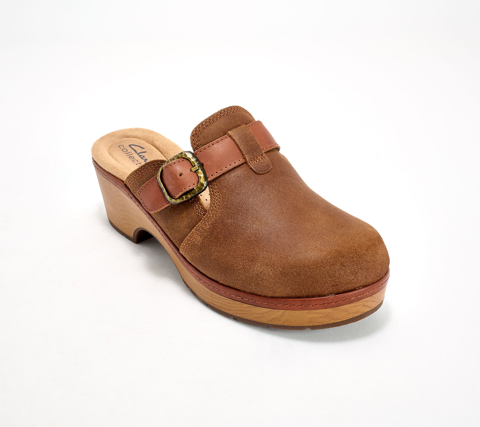 Clarks Collection Leather Clogs - Paizlee Nora