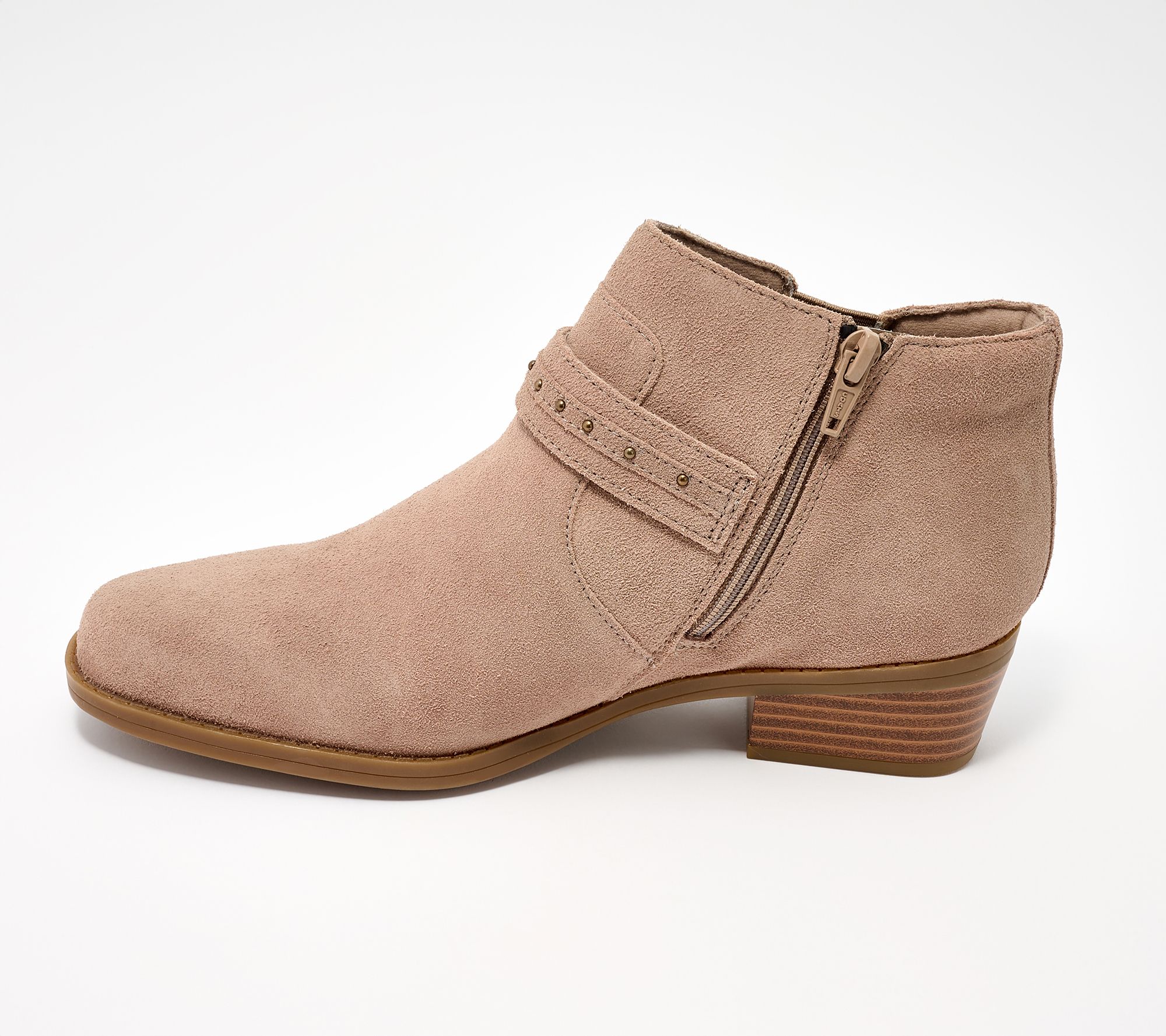 Clarks Collection Leather Ankle Boots -Danyelle Wish - QVC.com