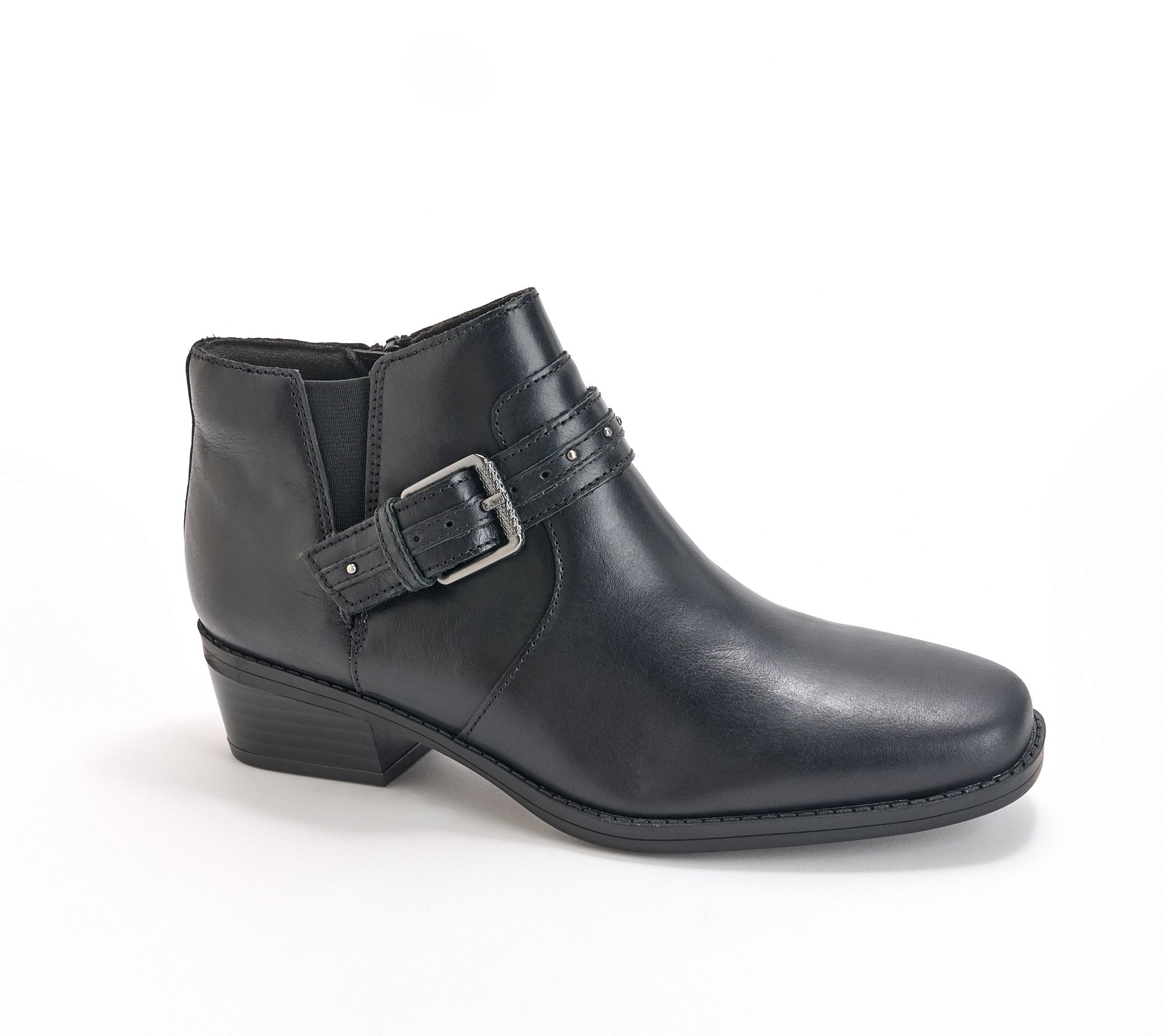 Clarks Collection Leather Ankle Boots -Danyelle Wish