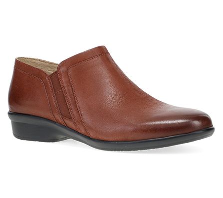 Dansko Cheryl Russet Burnished Nubuck Leather Bootie