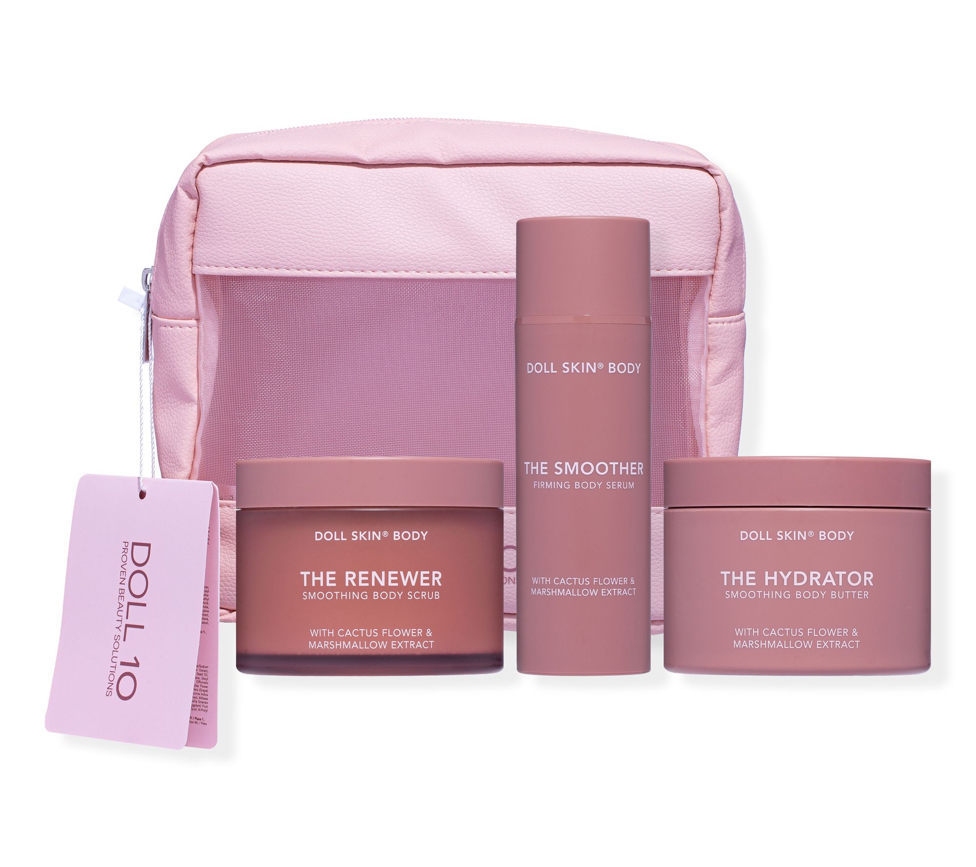  Doll 10 Doll Skin Body Smooth, Firm & Glow Trio With Bag