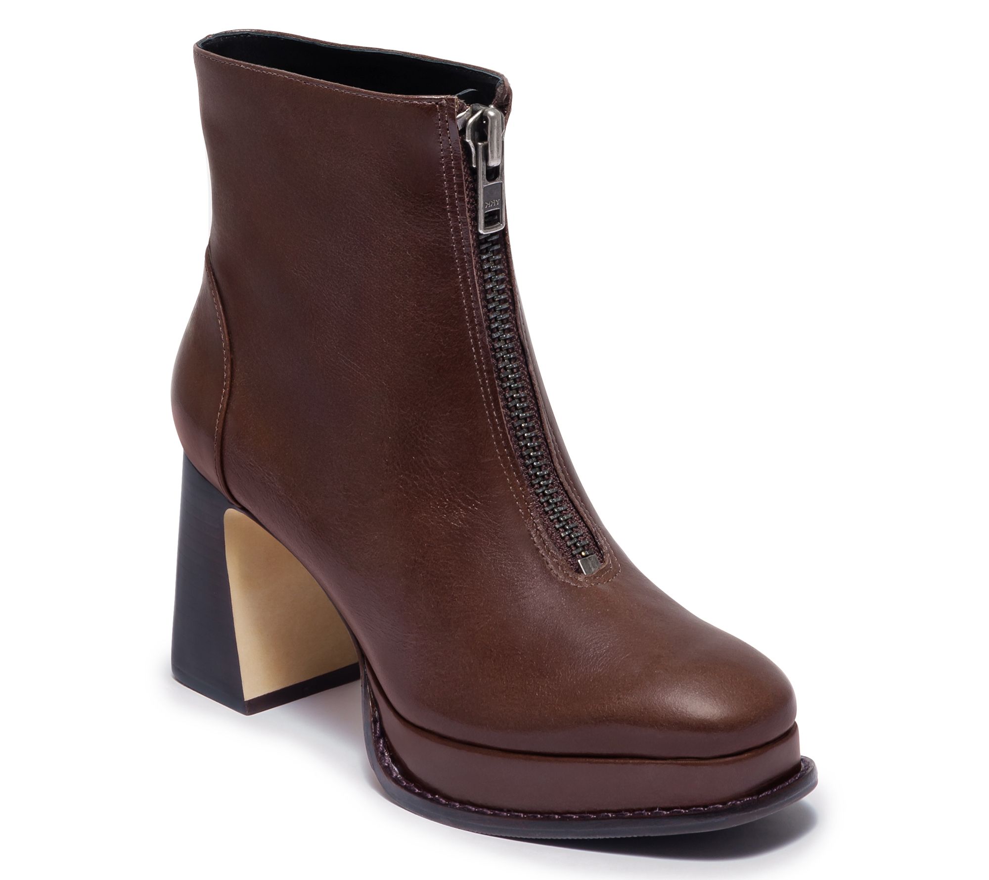 Bernardo Platform Leather Bootie - Mafalda