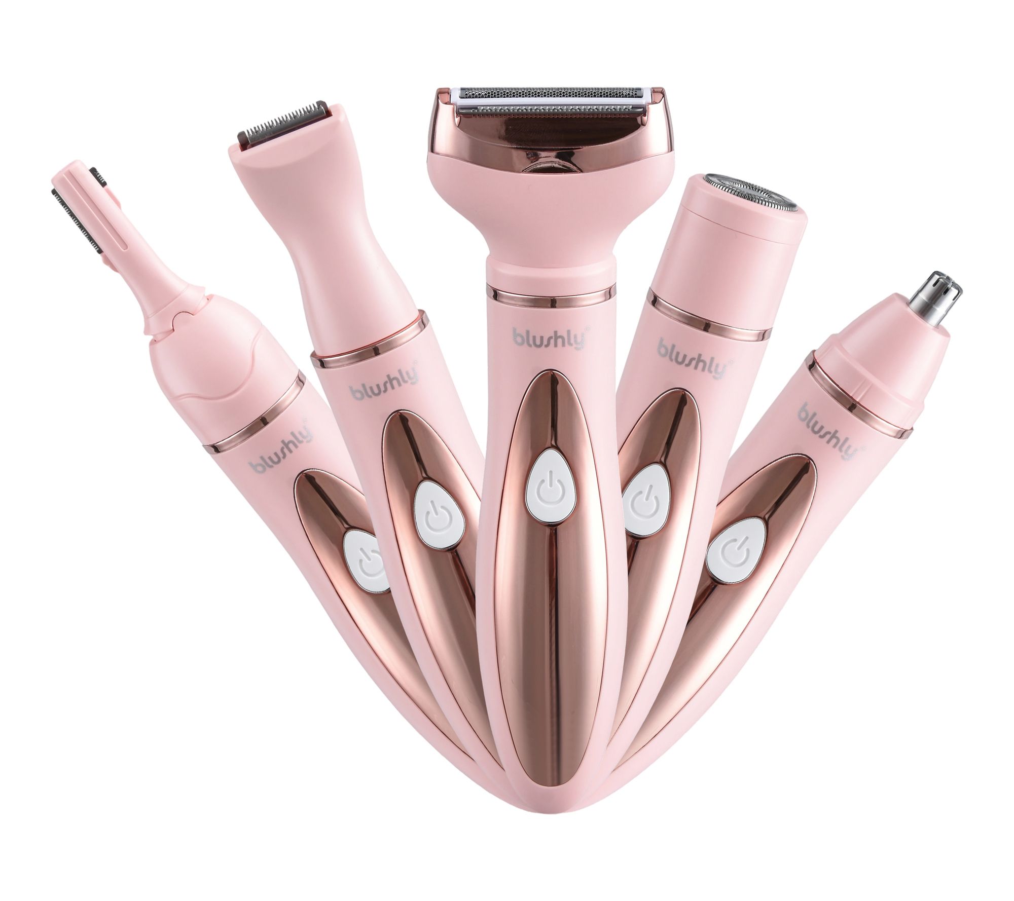 Blushly 5-in-1 Rechargeable Hair Trimmer w/ Battery Read