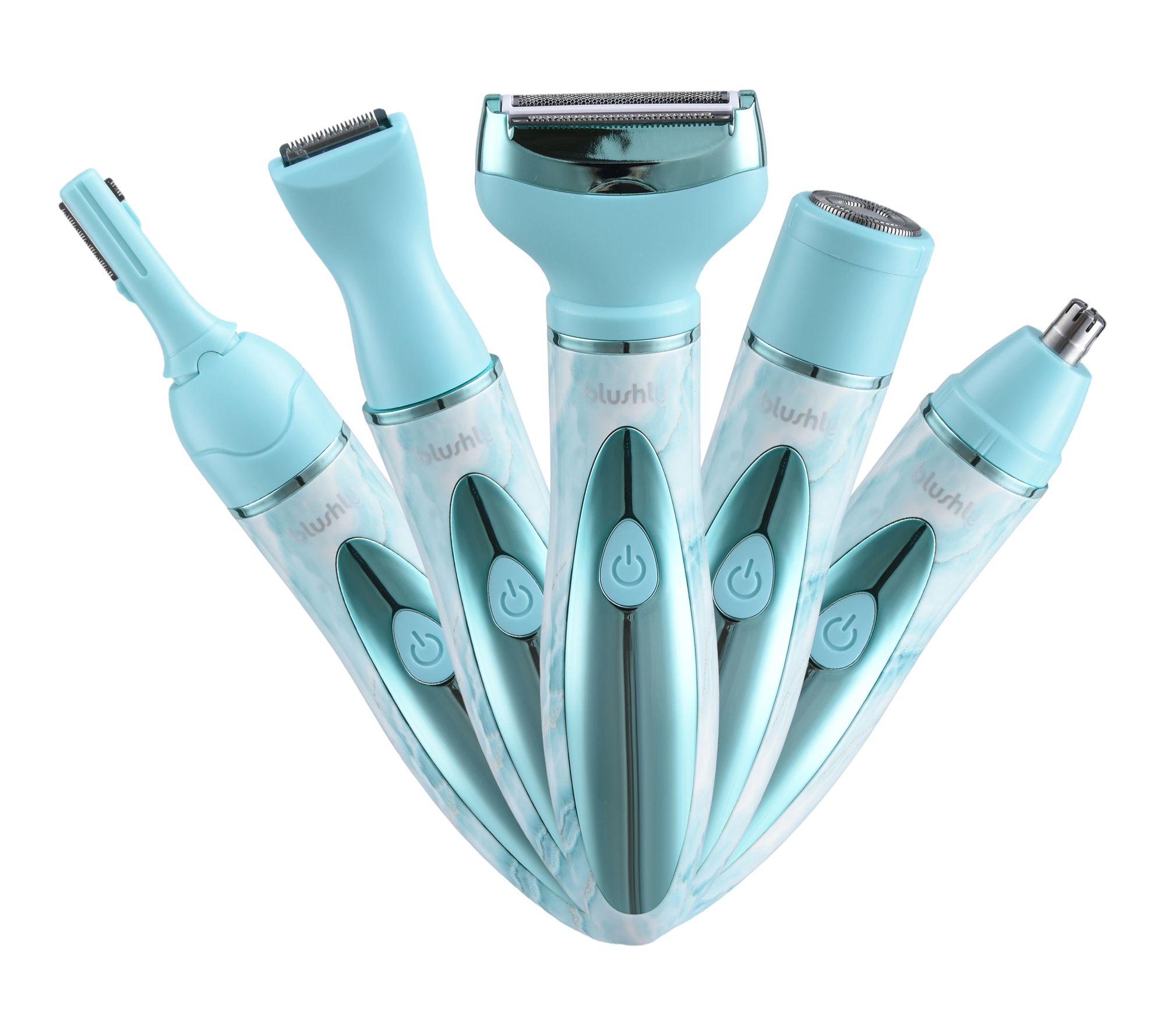 Blushly 5-in-1 Rechargeable Hair Trimmer w/ Battery Read