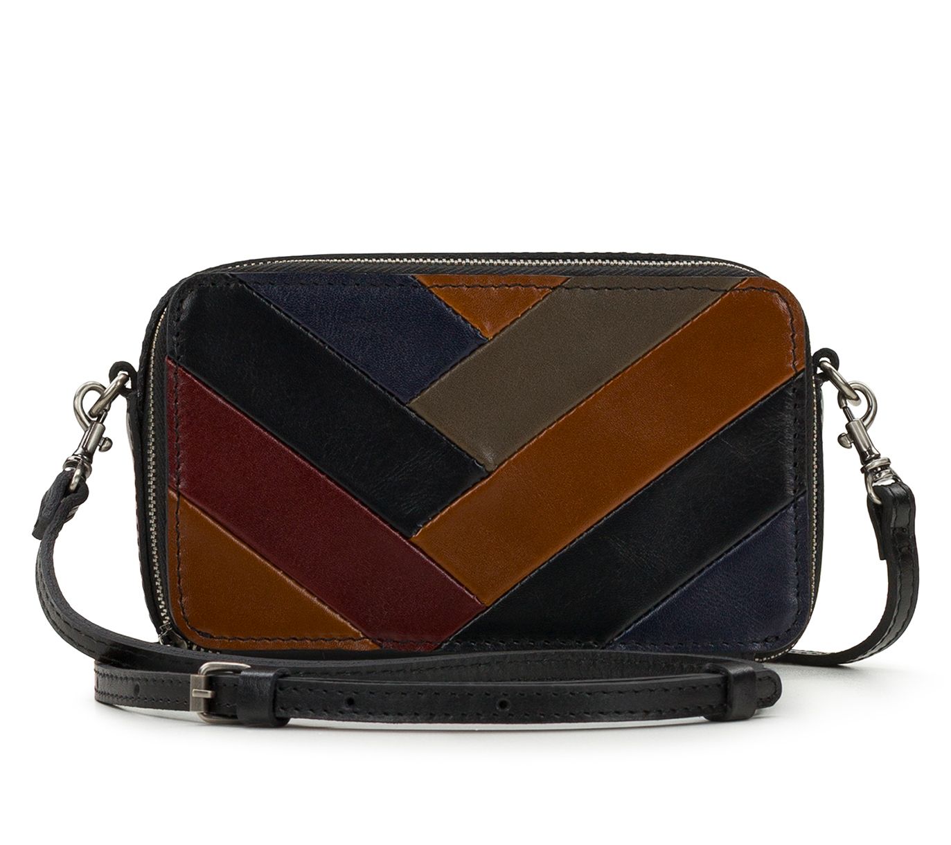 Patricia Nash Meganisi Retro Colorblock LeatherCrossbody