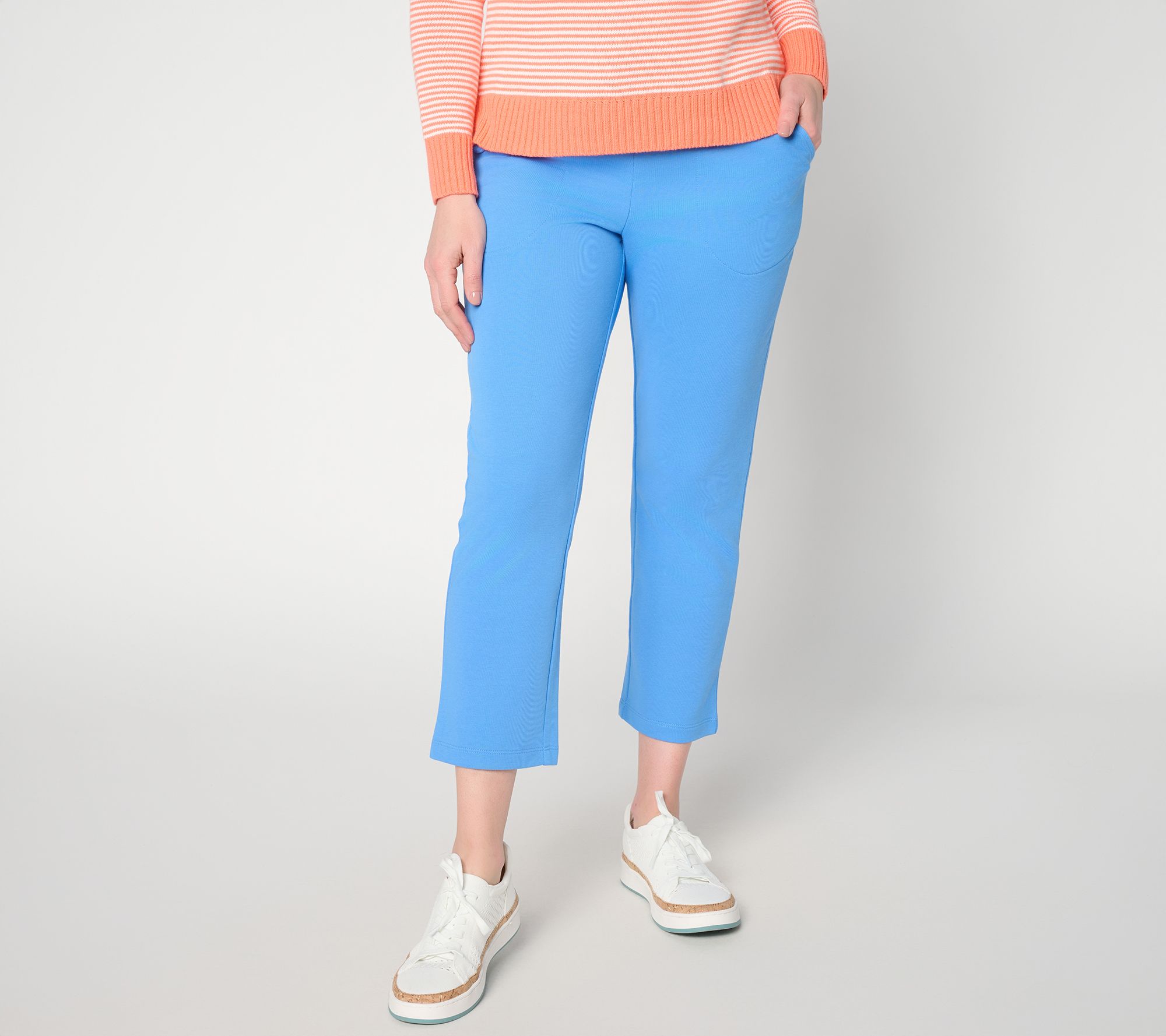 Belle Beach by Kim Gravel Petite Seaside Sweats Drawstring Crop