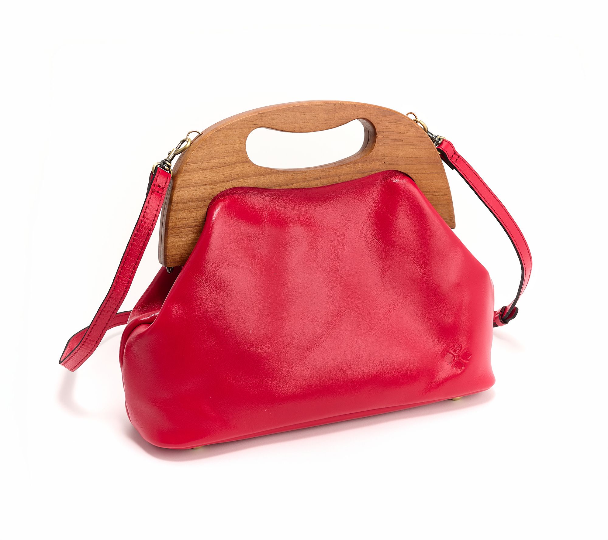 Patricia Nash Sandrine Wooden Frame Top Handle Crossbody