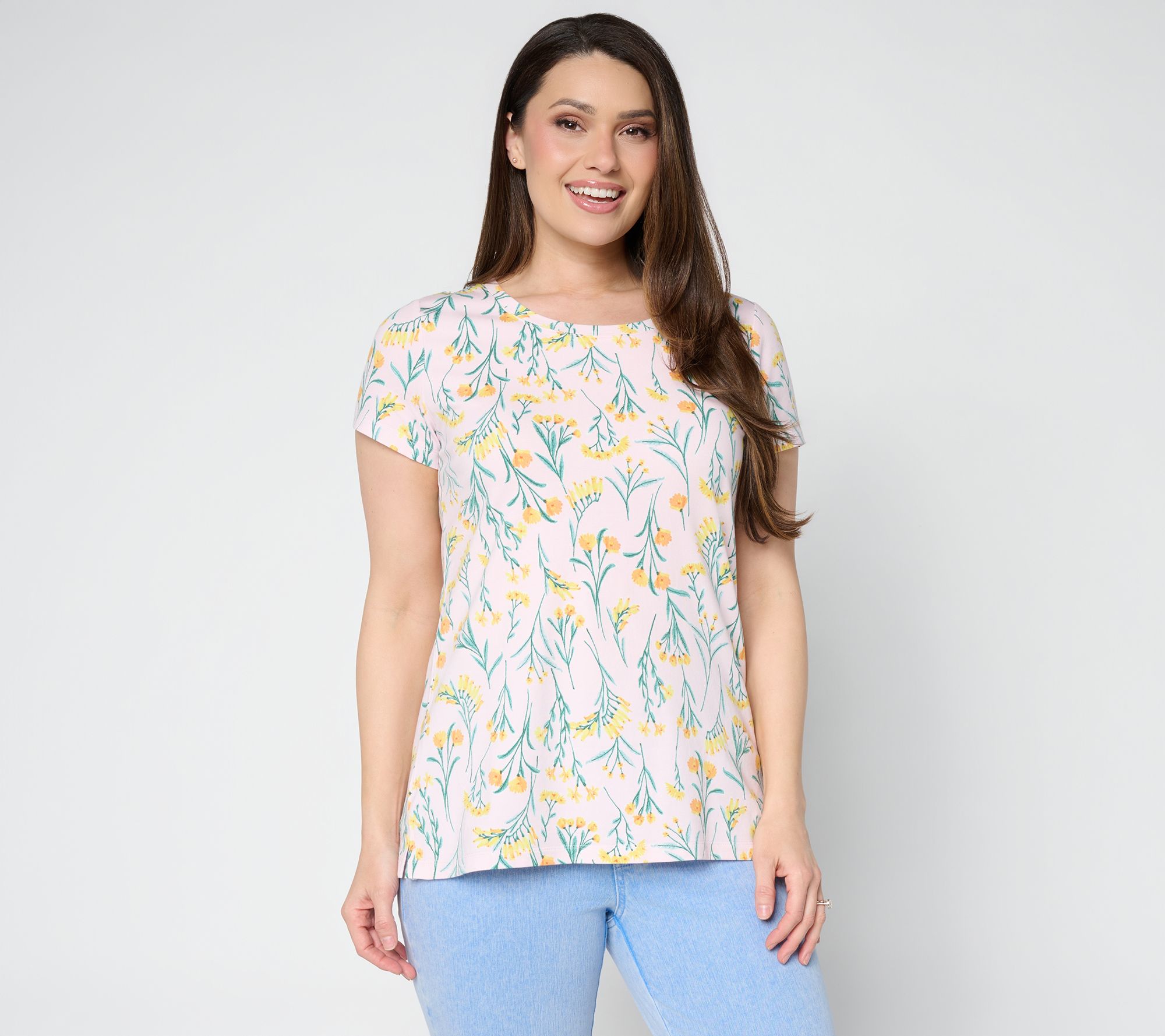 Belle by Kim Gravel Primabelle Knit Pucker Up Buttercup Top