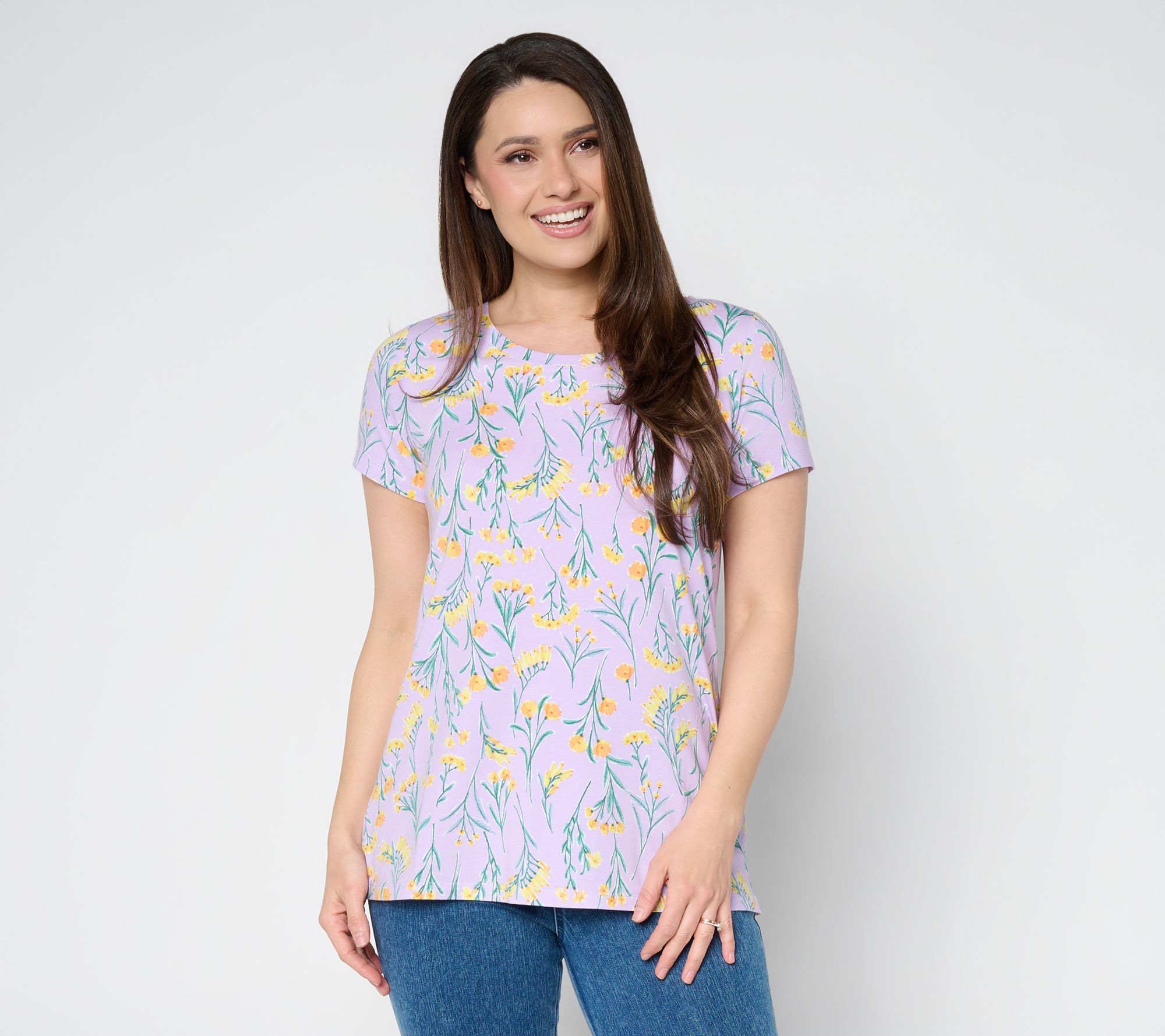 Belle by Kim Gravel Primabelle Knit Pucker Up Buttercup Top