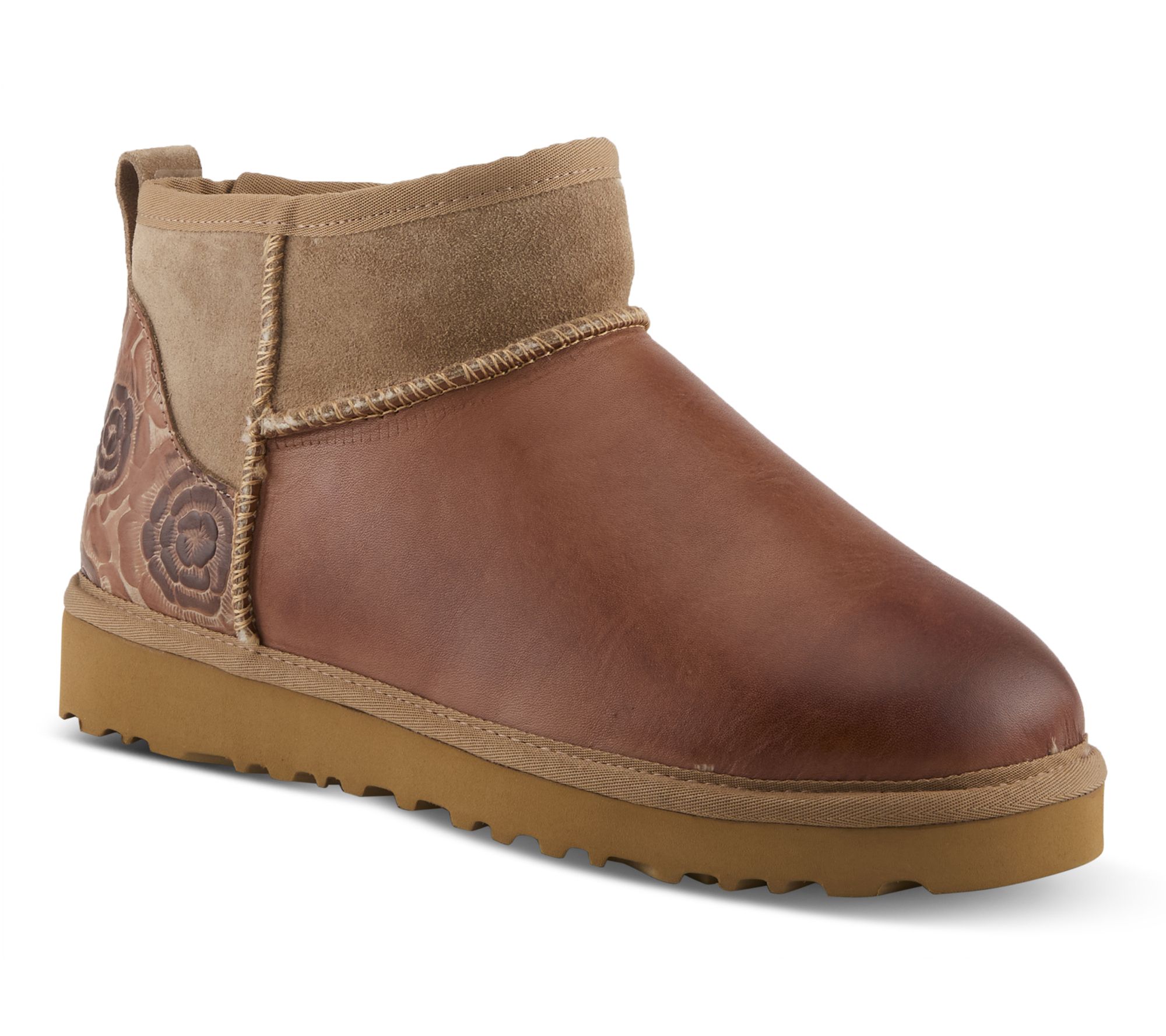 L'Artiste by Spring Step Suede Ankle Boots - Brandai-Gloss