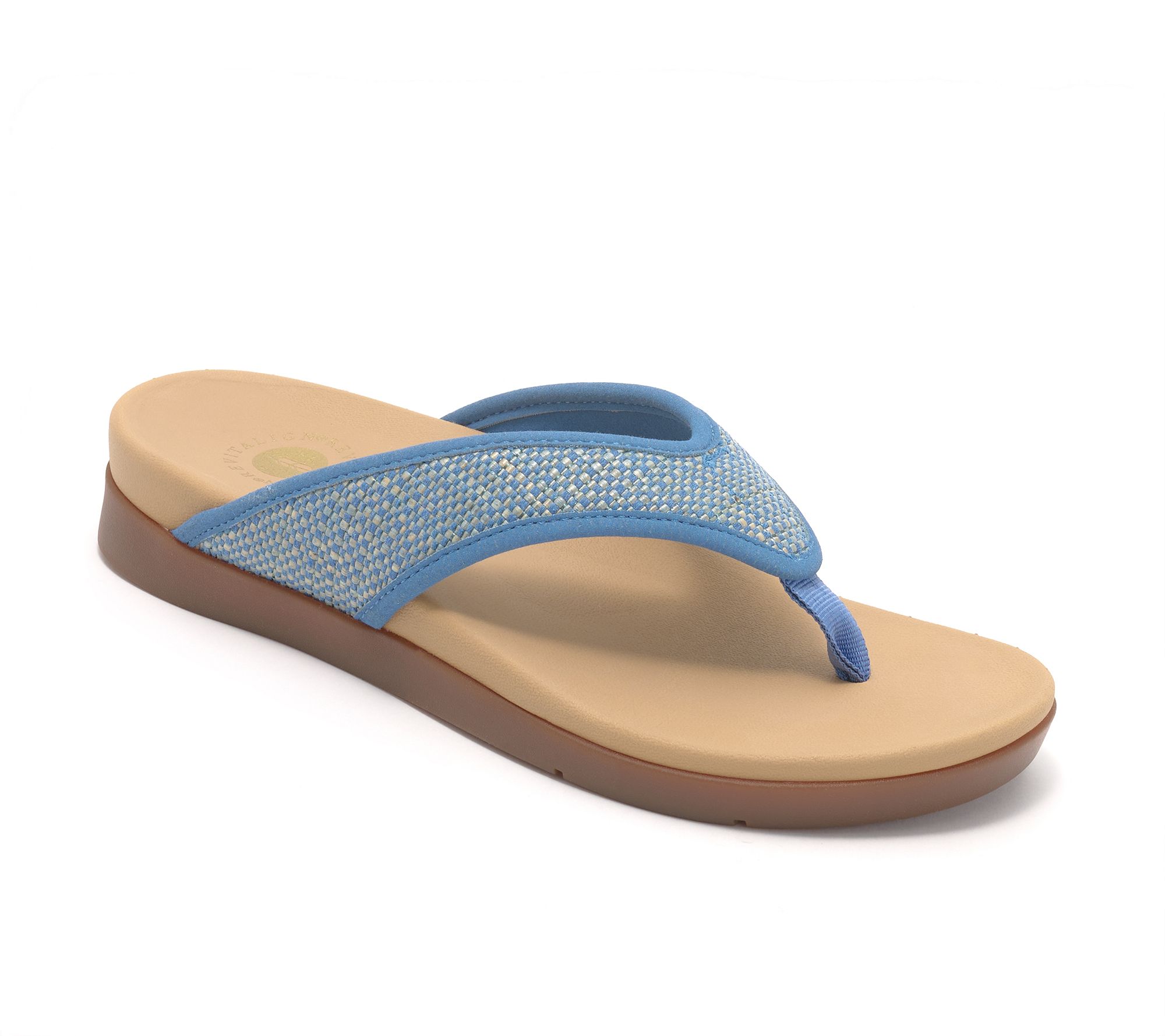 Revitalign Orthotic Raffia Thong Sandals - Shoreline