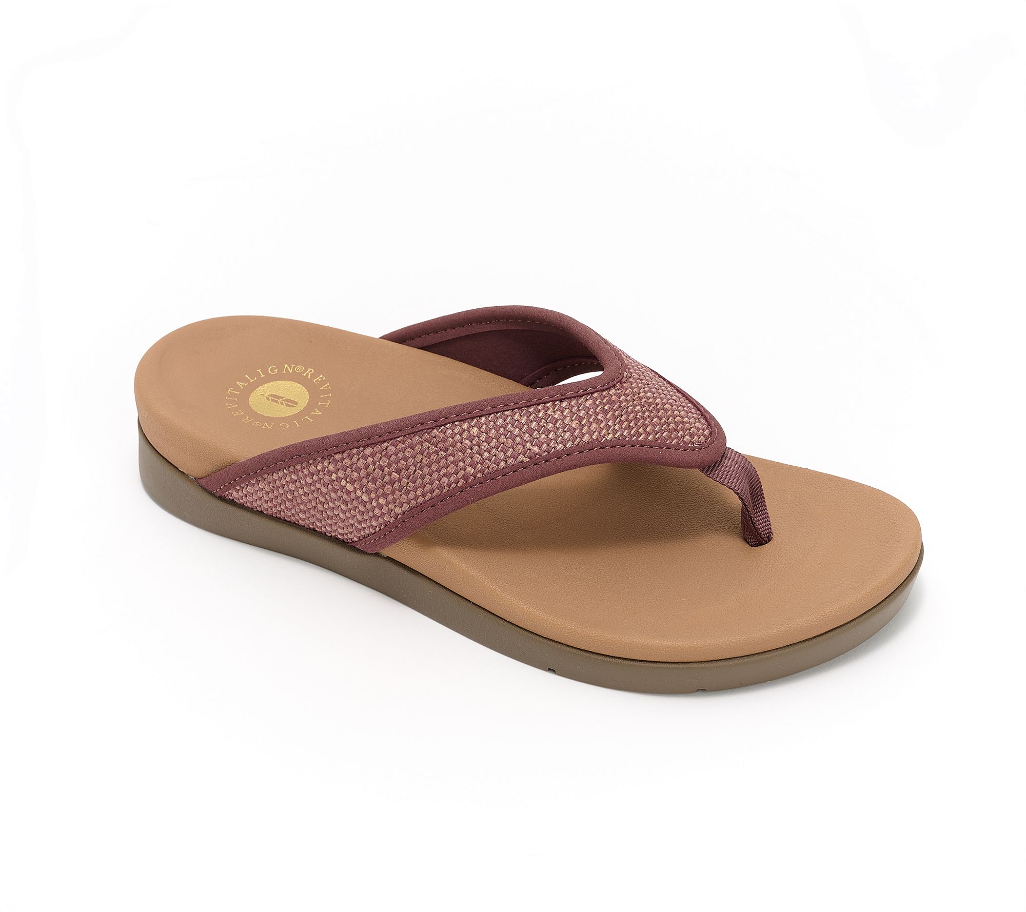 Revitalign Orthotic Raffia Thong Sandals - Shoreline