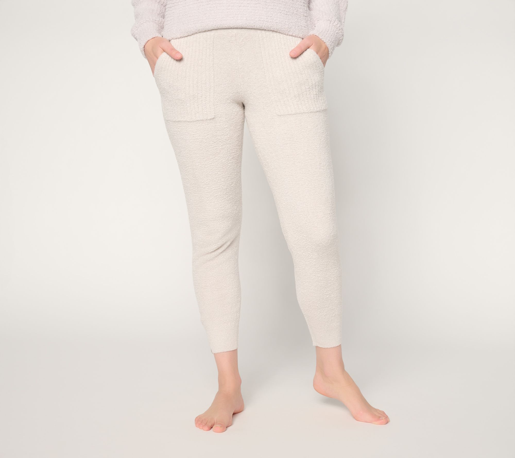 "As Is" Barefoot Dreams Pet CozyChic Lite Patch Pocket Jogger