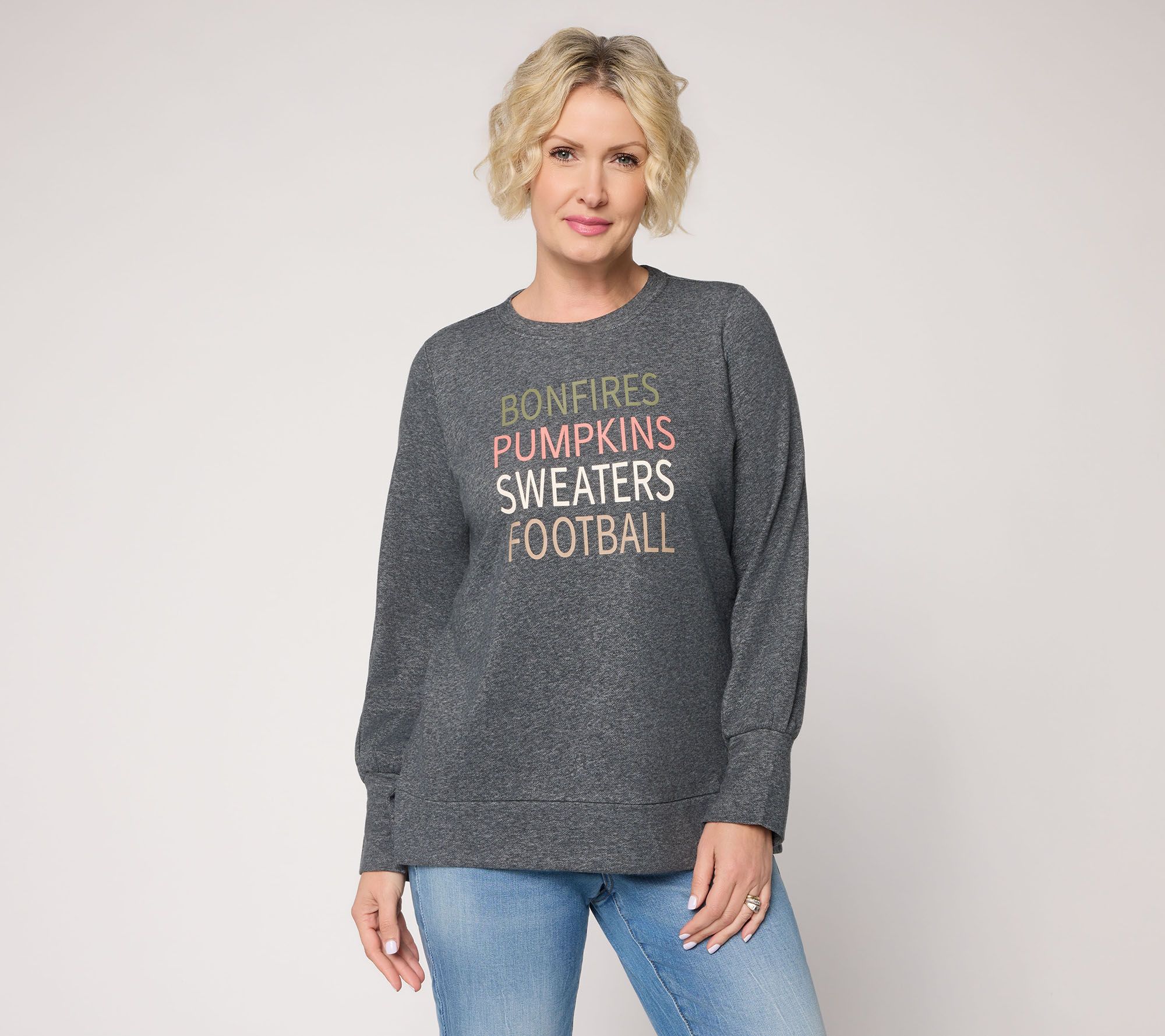 Belle by Kim Gravel French Terry Falling for Fall Top