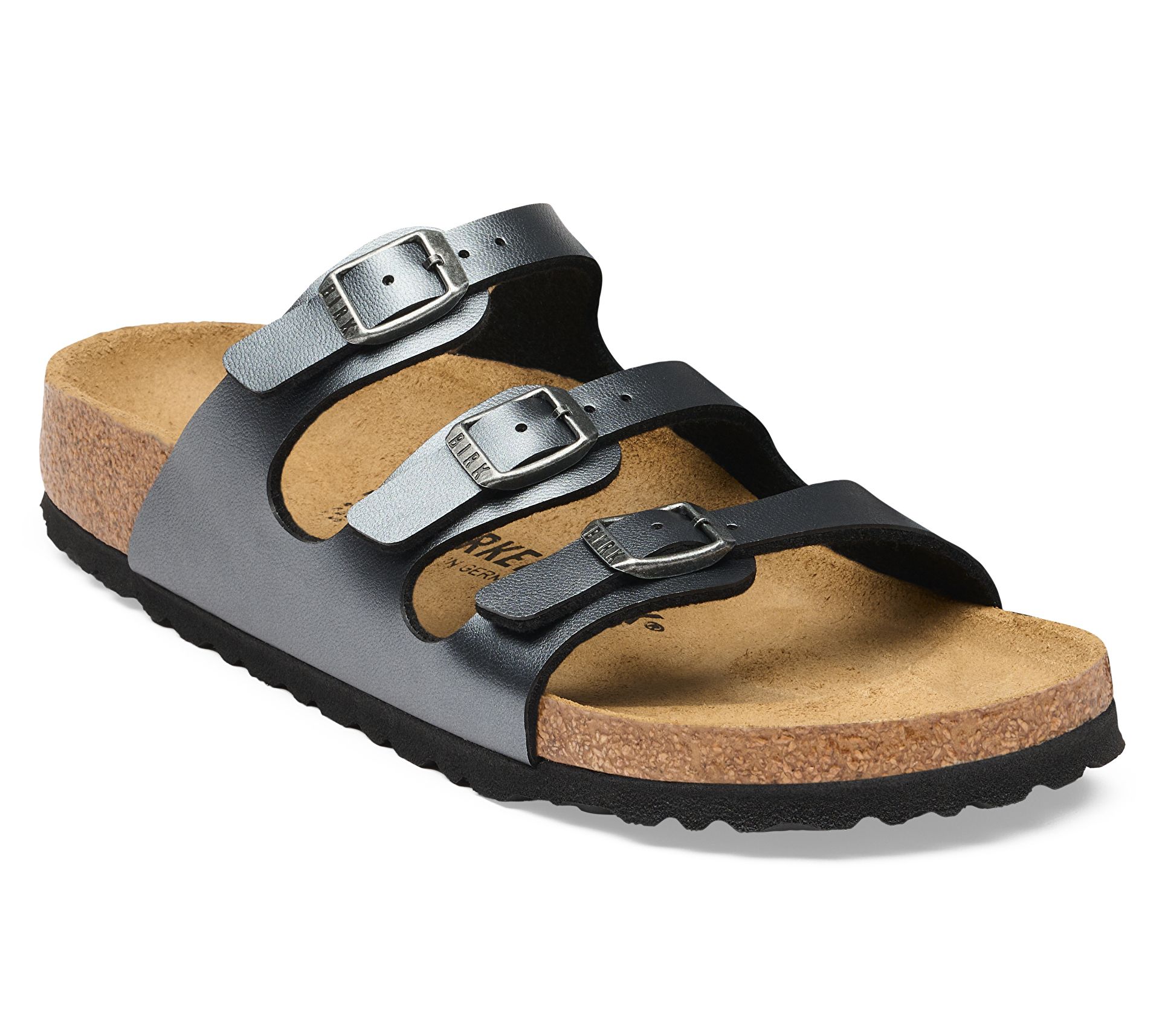 Birkenstock Birko-Floor Metallic Slide Sandal - Florida