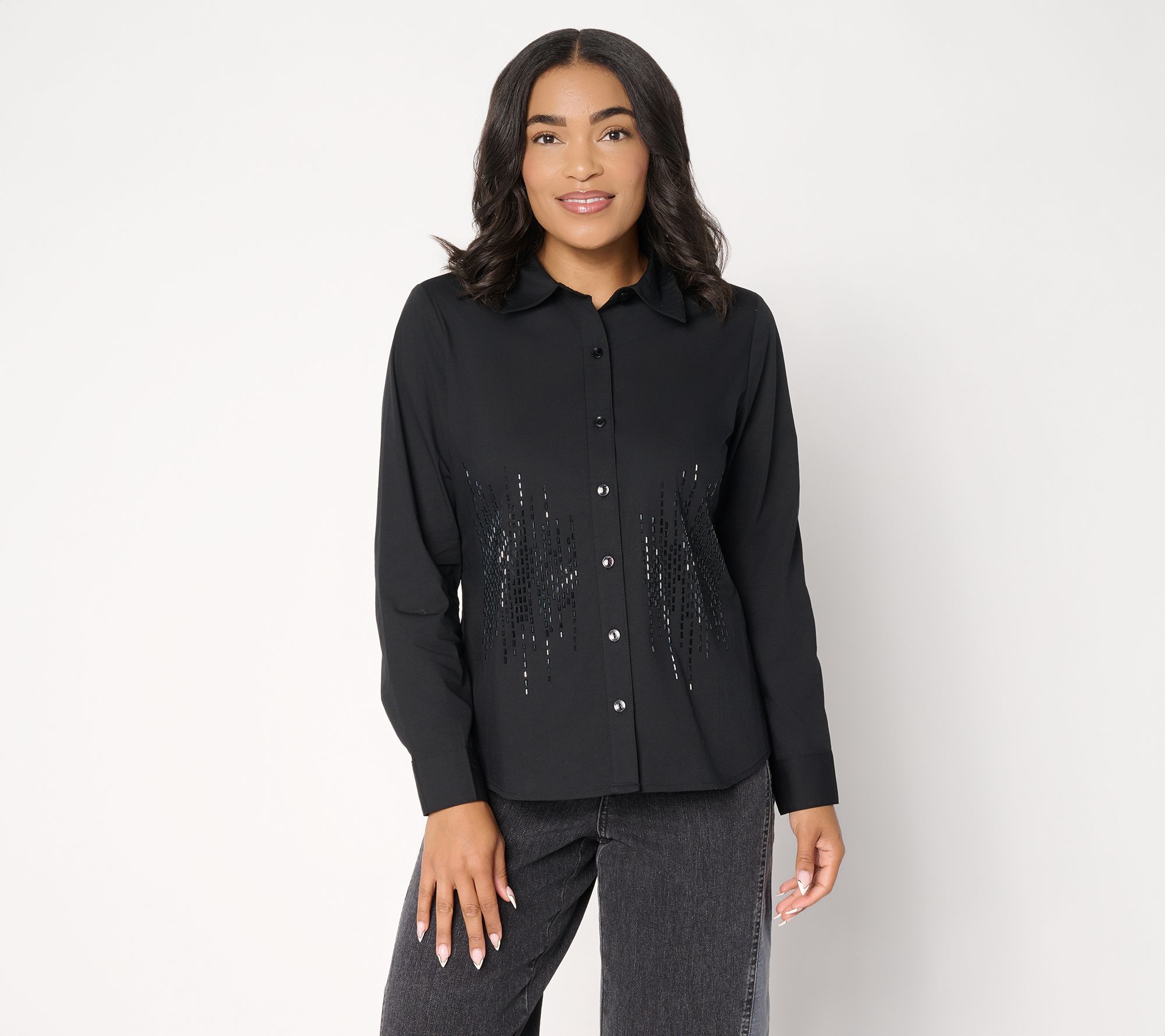 "As Is" Attitudes by Renee Holiday Rhinestone Top