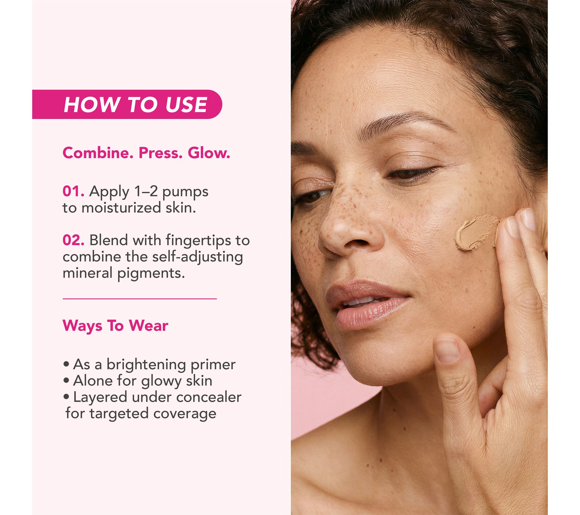 Doll 10 The Pink Cream Self Adjusting CC with Niacinamide - QVC.com