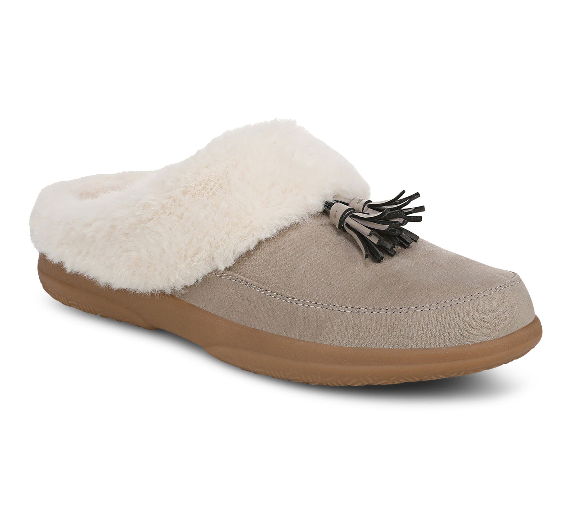  Vionic Cozy Lined Tassel Slippers - Perrin 2.0