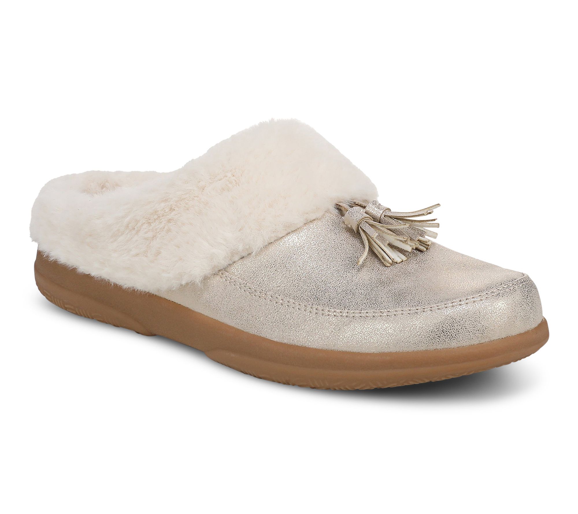 Vionic Cozy Lined Tassel Slippers - Perrin 2.0