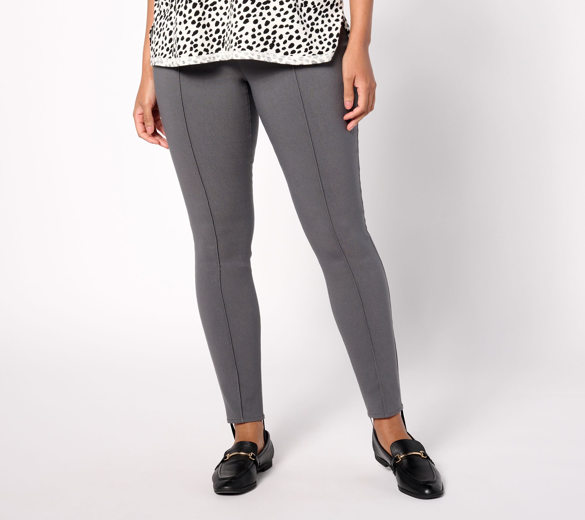 LOGO by Lori Goldstein AnyWEAR Stretch Stirrup Pant - QVC.com