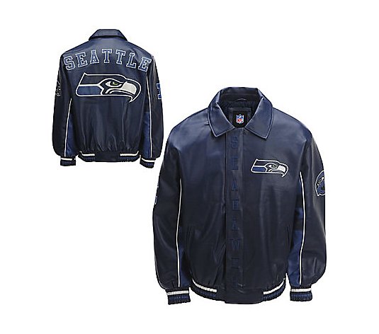 NFL Seattle Seahawks Faux Leather Jacket 