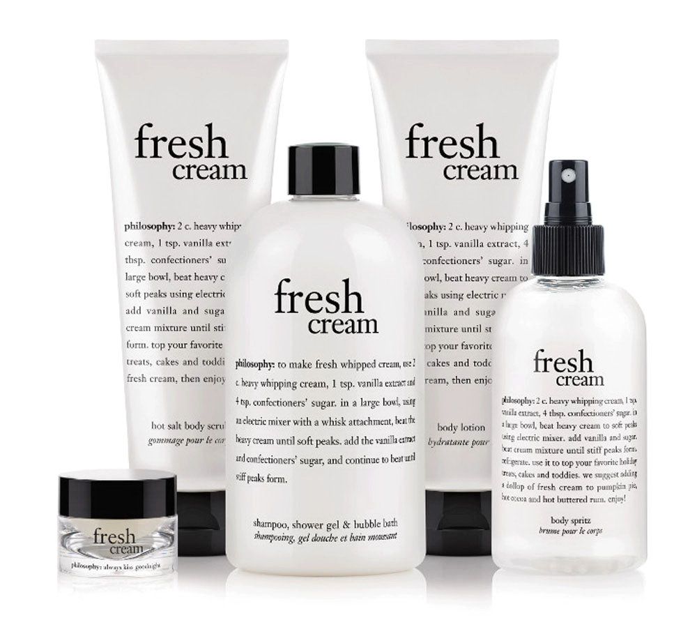 philosophy fresh cream creamy dreamy 5-piece collection - QVC.com