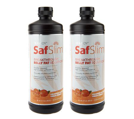 Re-Body Safslim Set of 2 16oz. or 32oz. Bottles - QVC.com