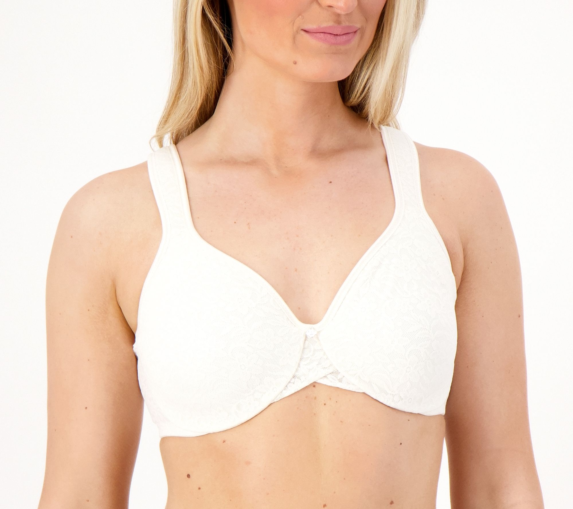 Breezies Natural Curves Full Coverage Contour Wirefree Bra 
