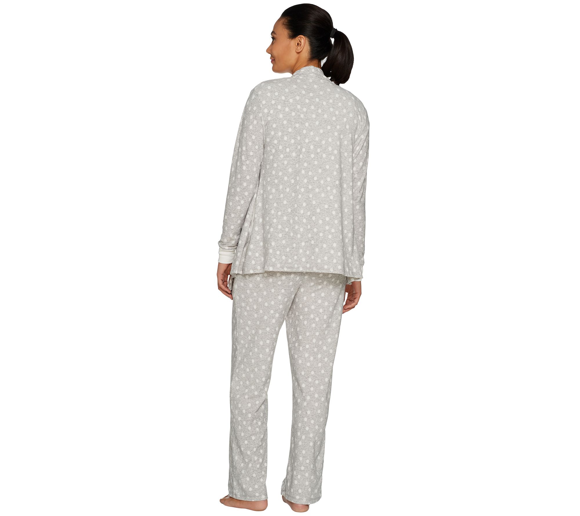 Carole Hochman Stretch Waffle Fleece 3-Pc Pajama Set Teal 2X NEW A294067 