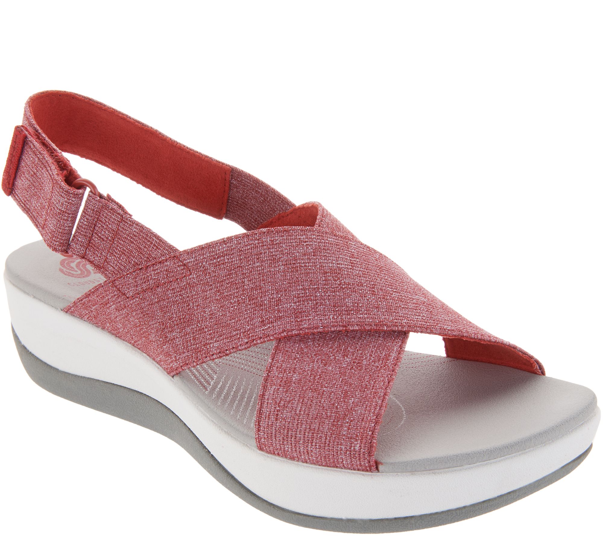 CLOUDSTEPPERS by Clarks Adjustable Sandals - Arla Kaydin - QVC.com
