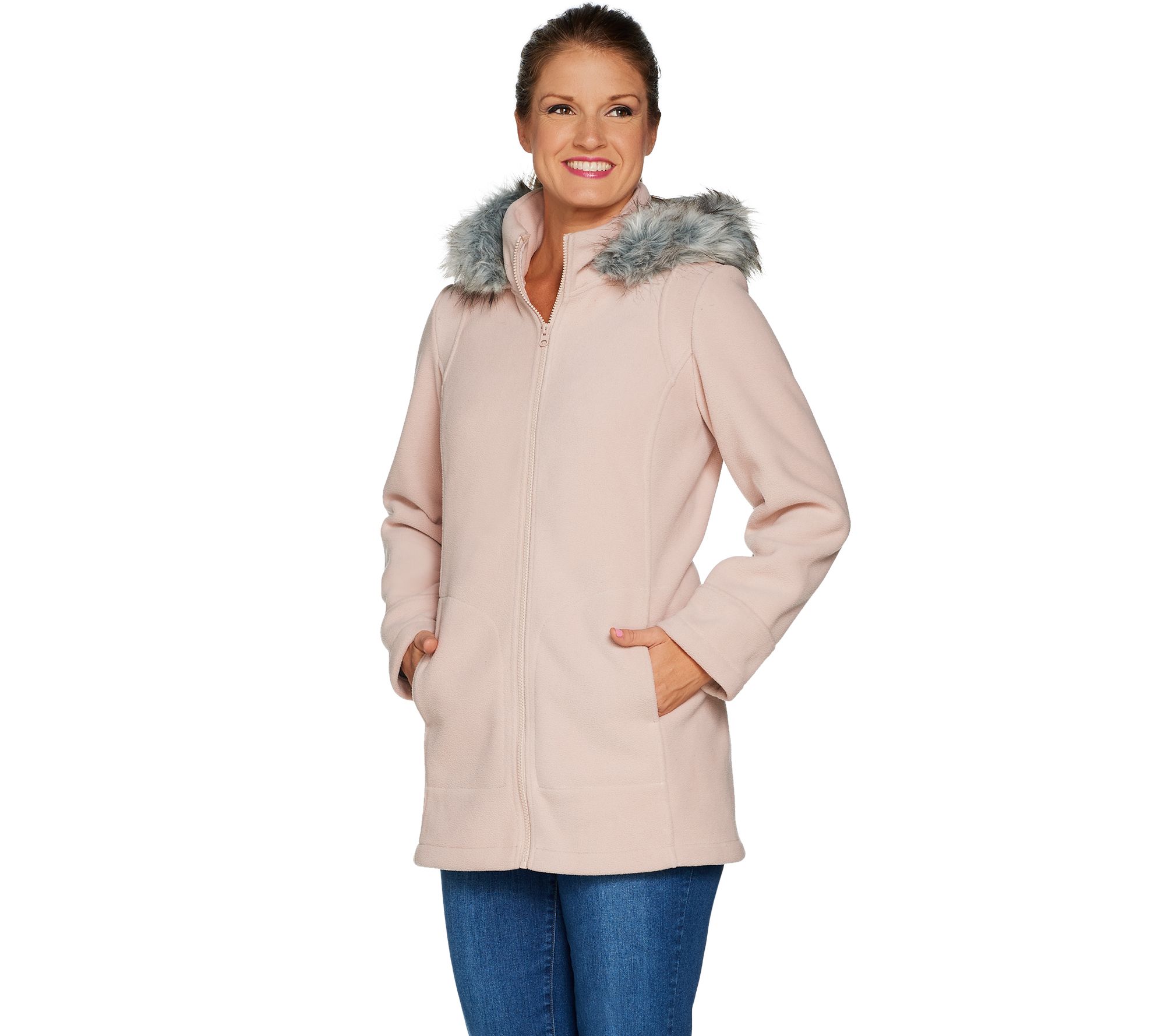 qvc susan graver fleece jackets