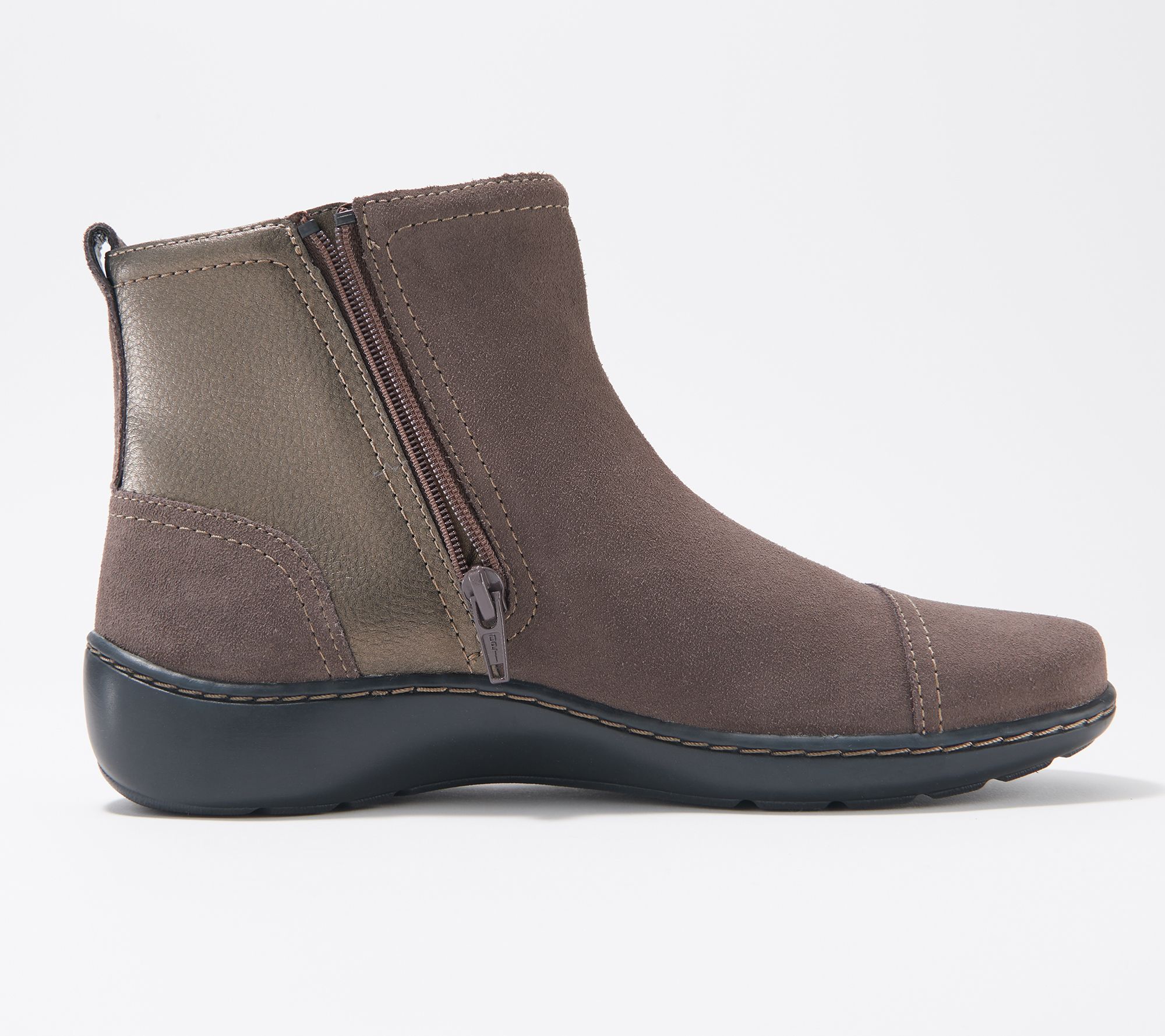 qvc womens clarks boots