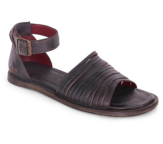 Bed Stu Sliced Leather Adjustable Sandals - Lilia