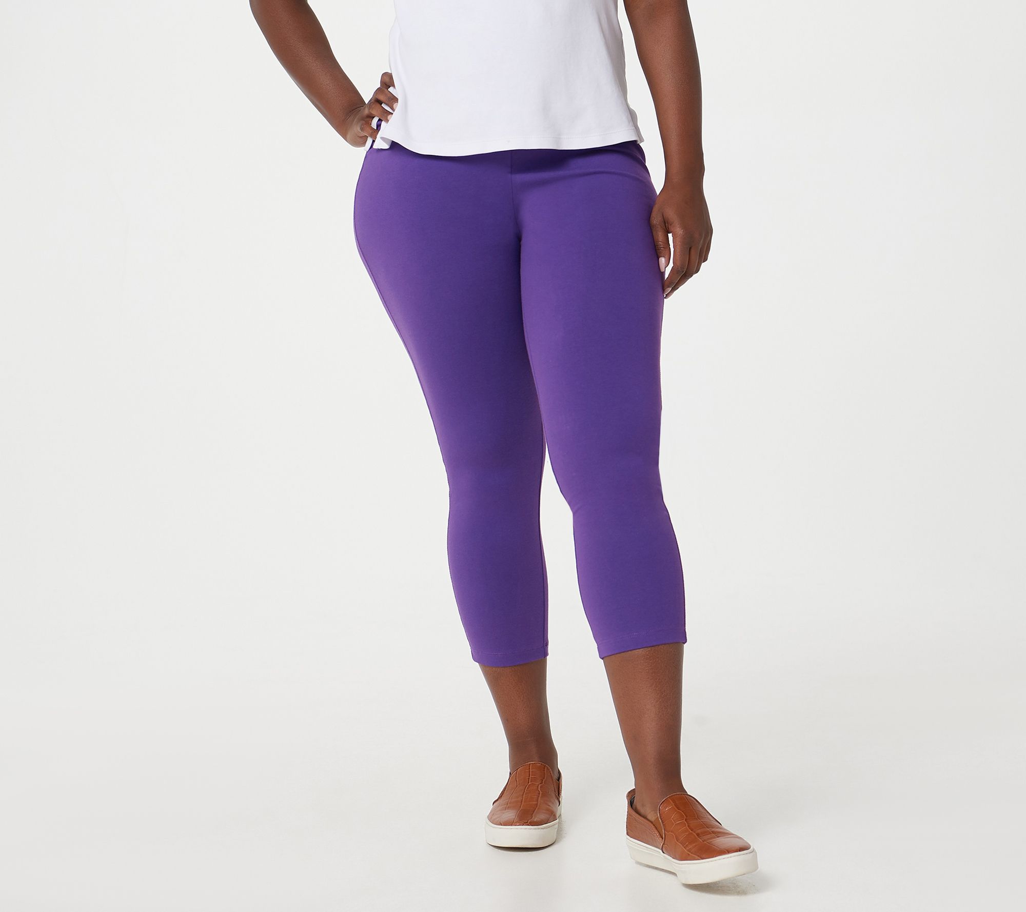 As Is LOGO Layers by Lori Goldstein Petite Leggings
