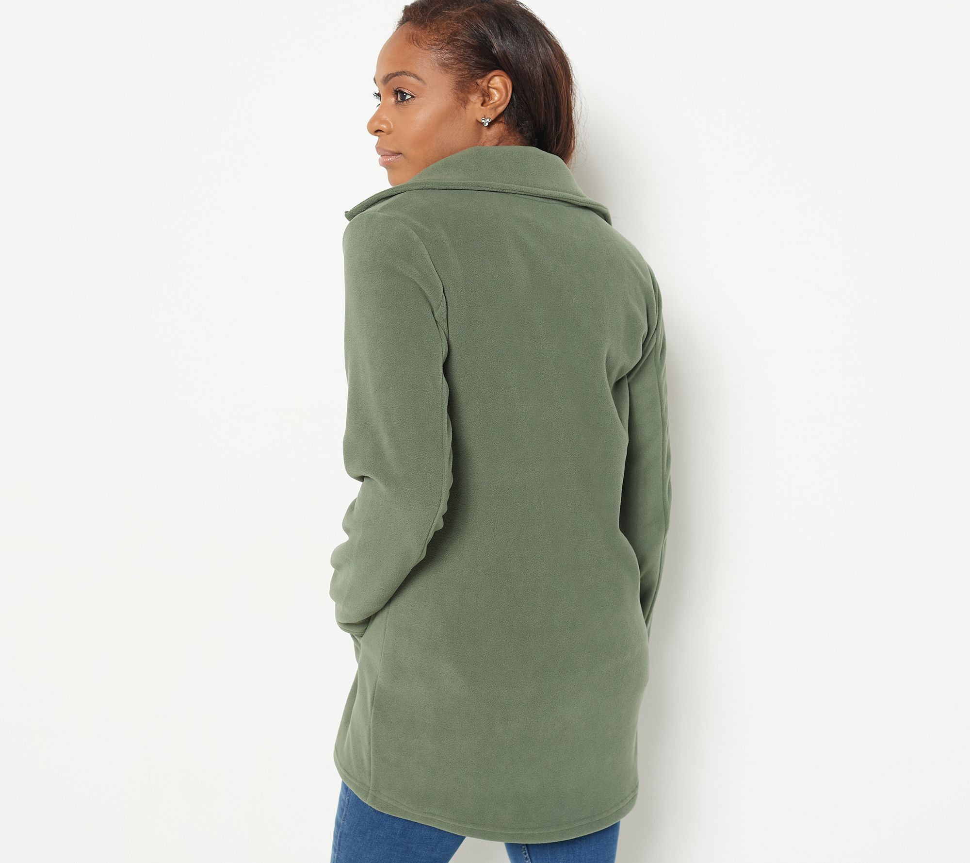 denim & co fleece jacket