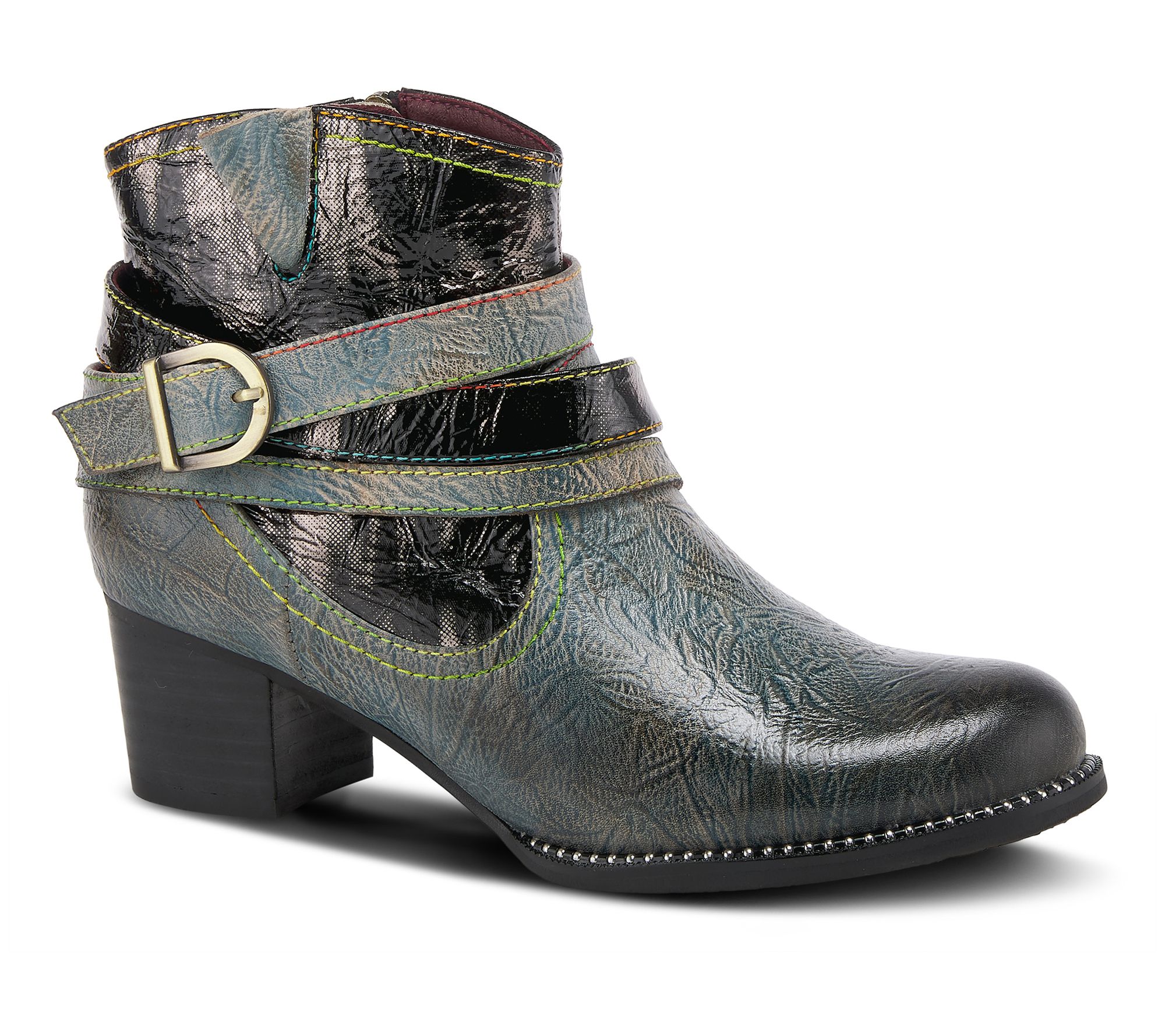 L'Artiste by Spring Step Leather Boots - Zhamsh-Shine - QVC.com