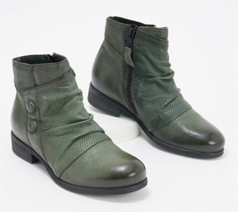Miz Mooz Leather Ankle Boots - Sallie - A515267